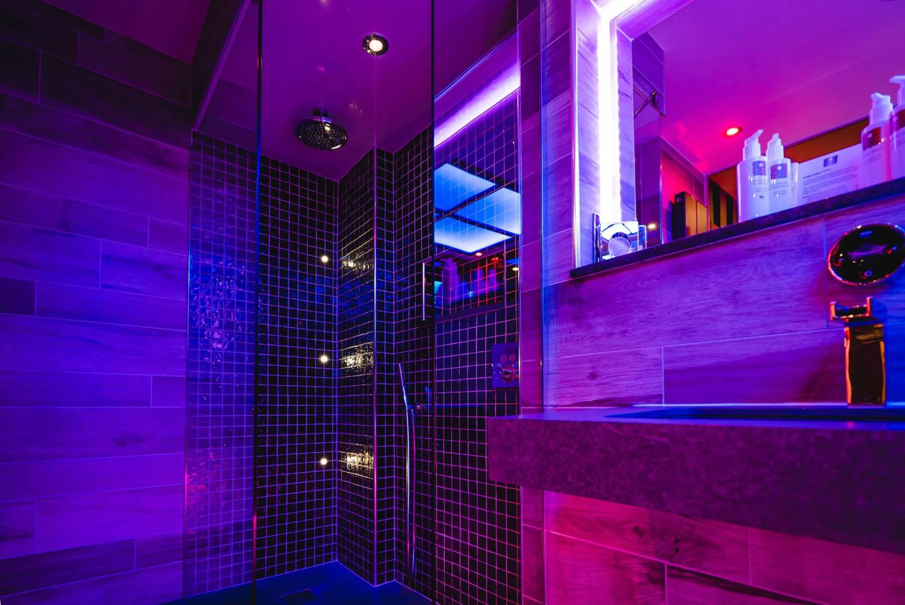 Shower in Church Suites by The Cranleigh Boutique