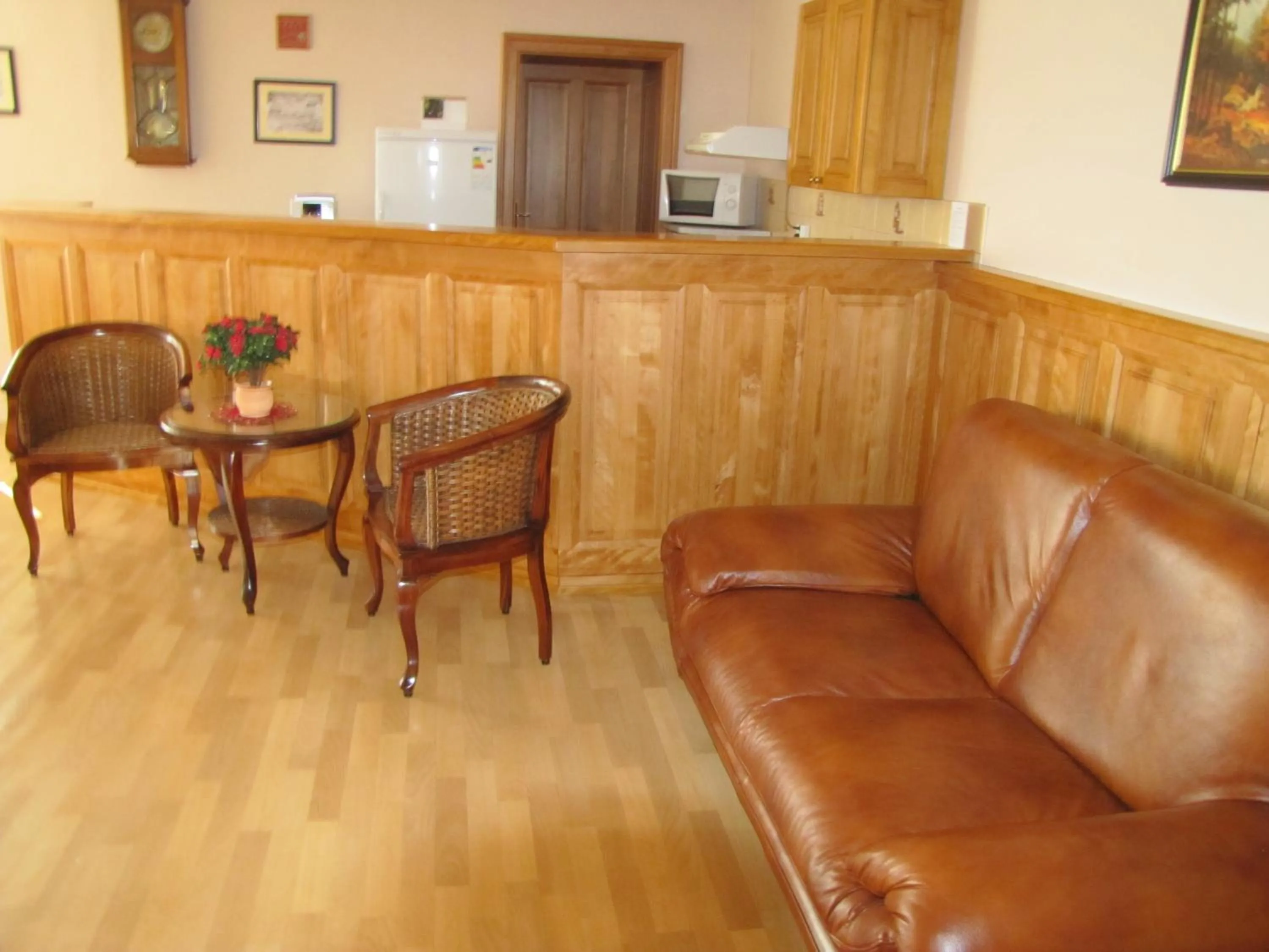 Seating area in Penzion Aldo
