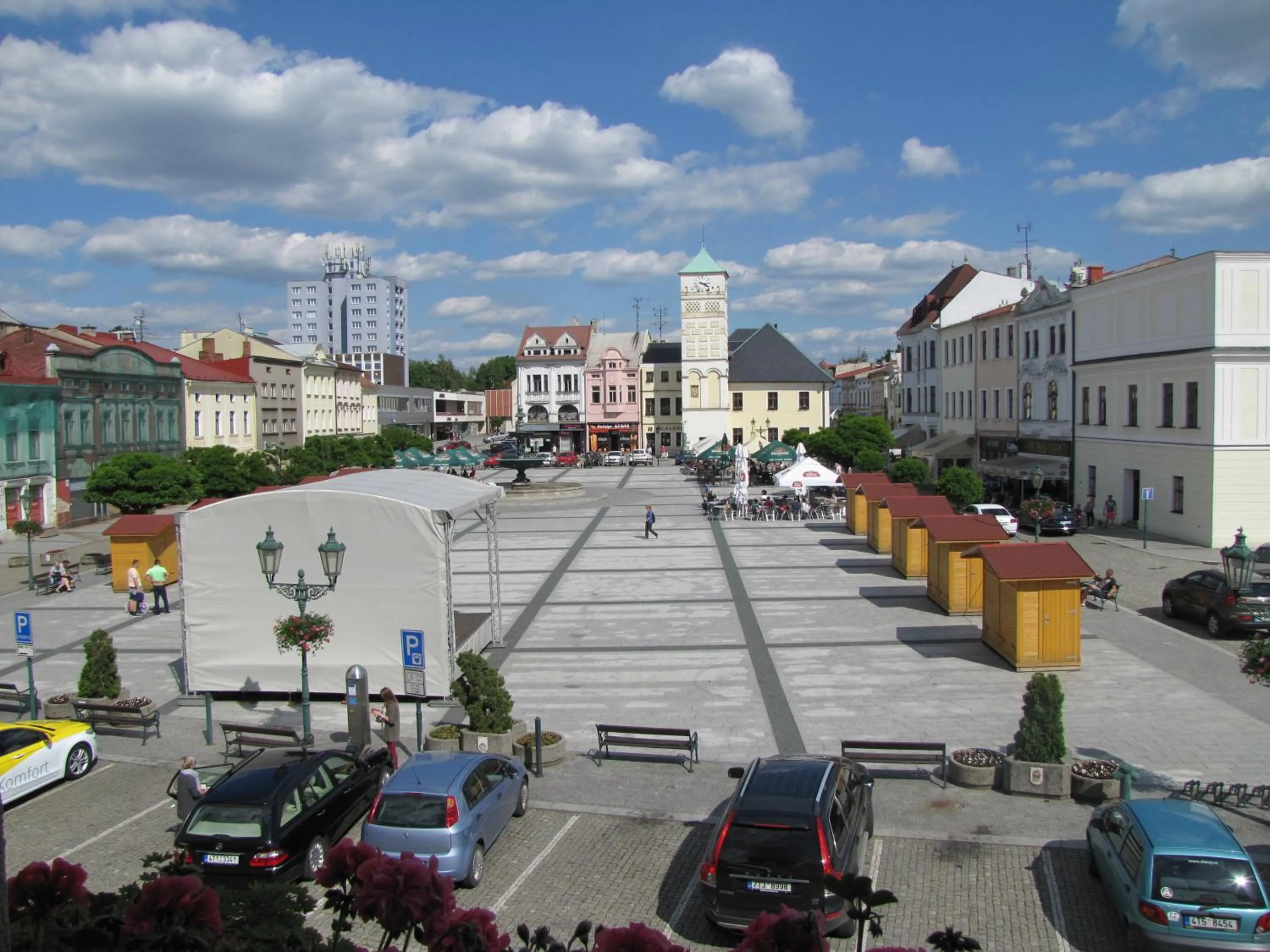 City view in Penzion Aldo