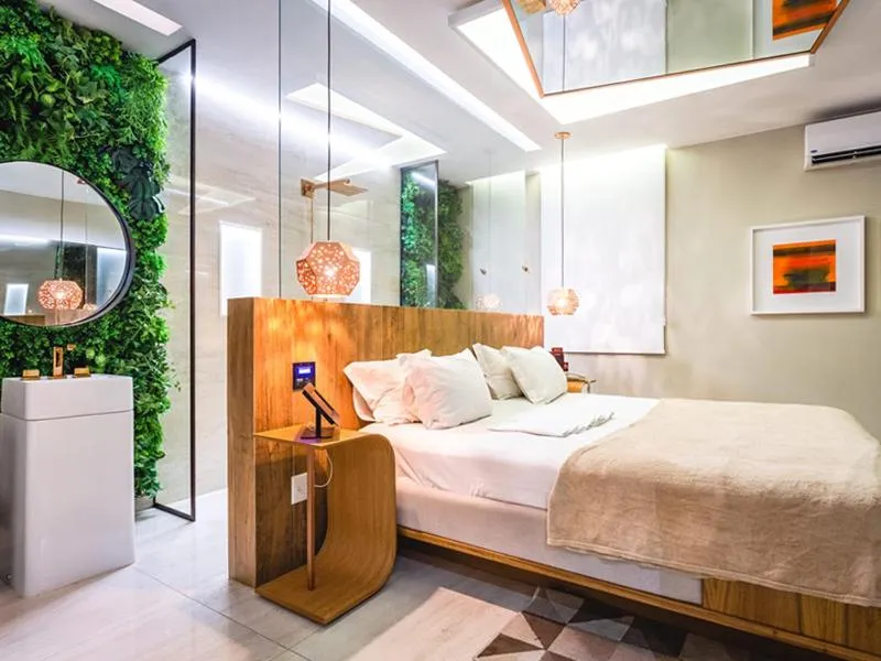 Bed in Corinto Hotel
