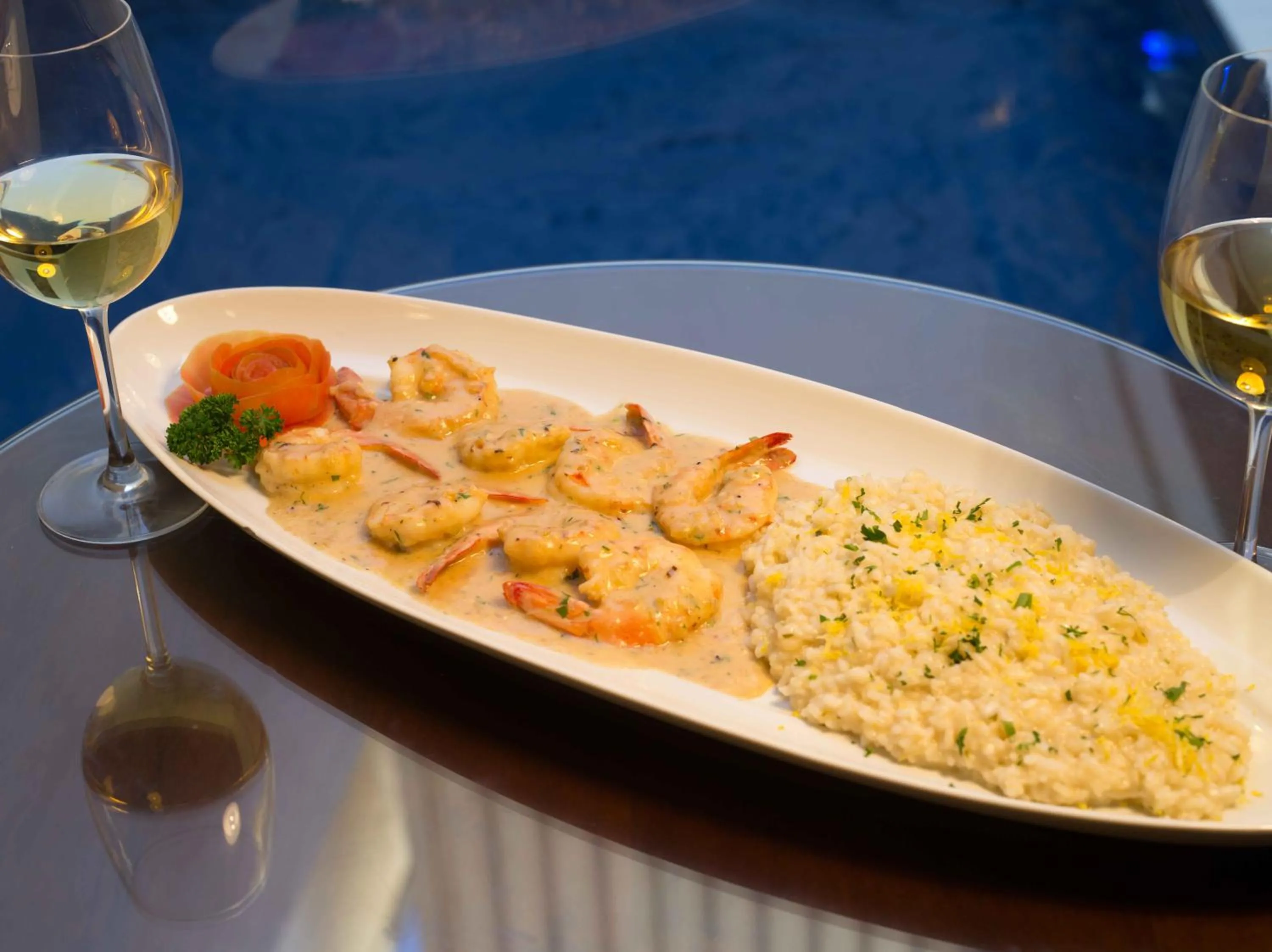 Food and drinks in Corinto Hotel