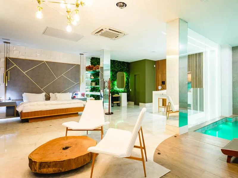 Living room in Corinto Hotel