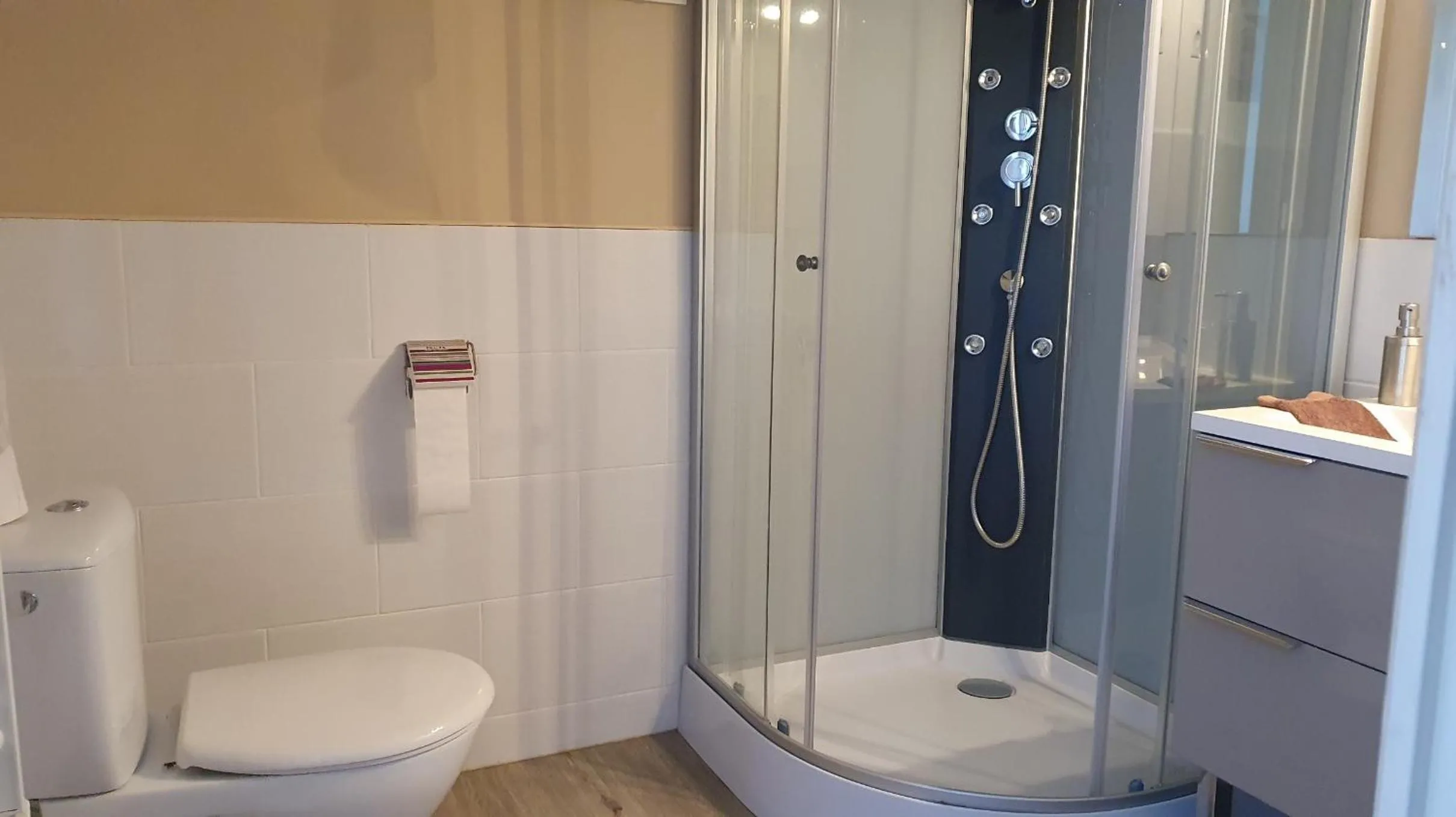 Shower in Chambres d'hôtes -- Le Clos de Gémozac