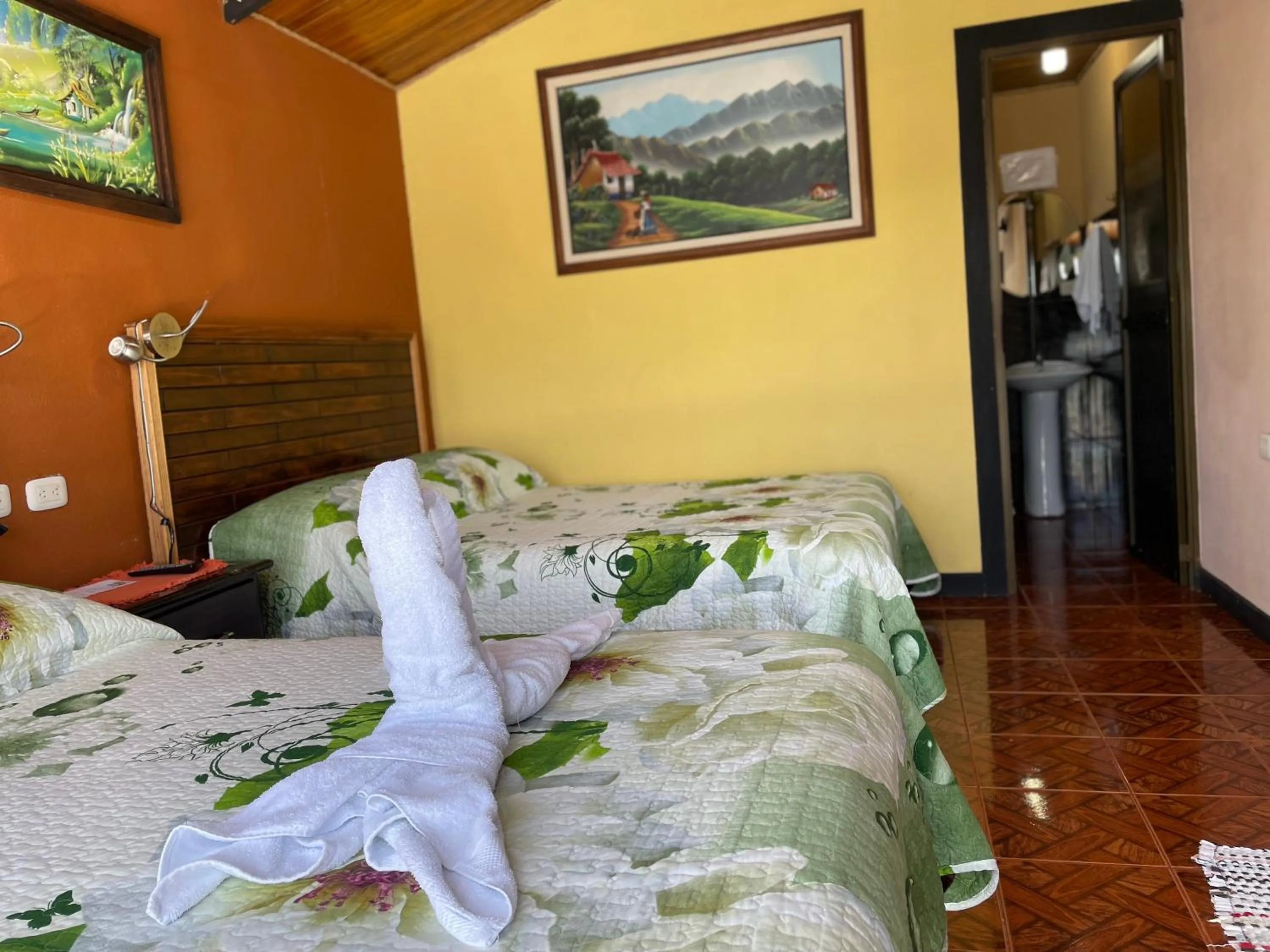 Bed in Cabinas Vista Al Golfo