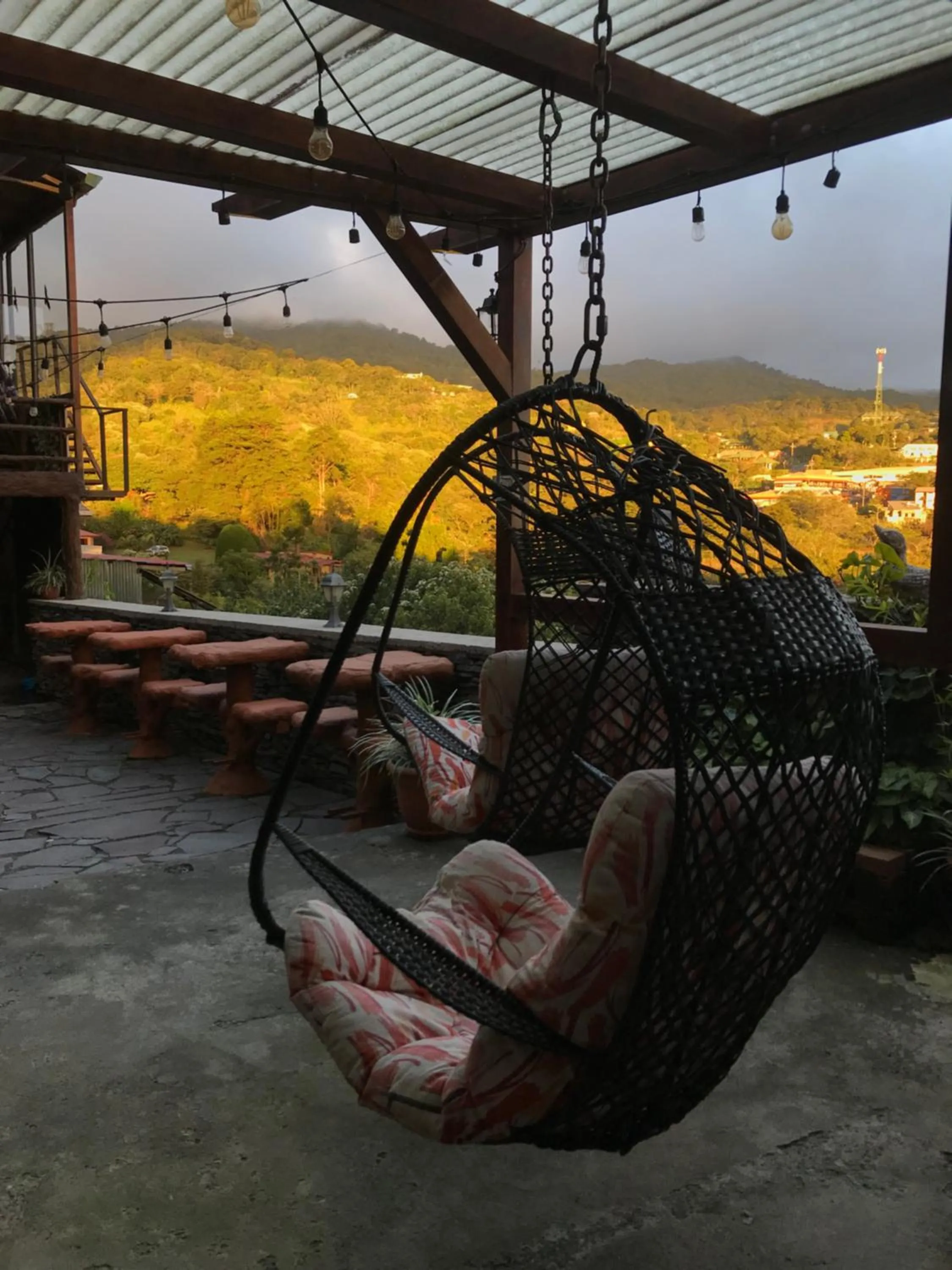 Patio in Cabinas Vista Al Golfo