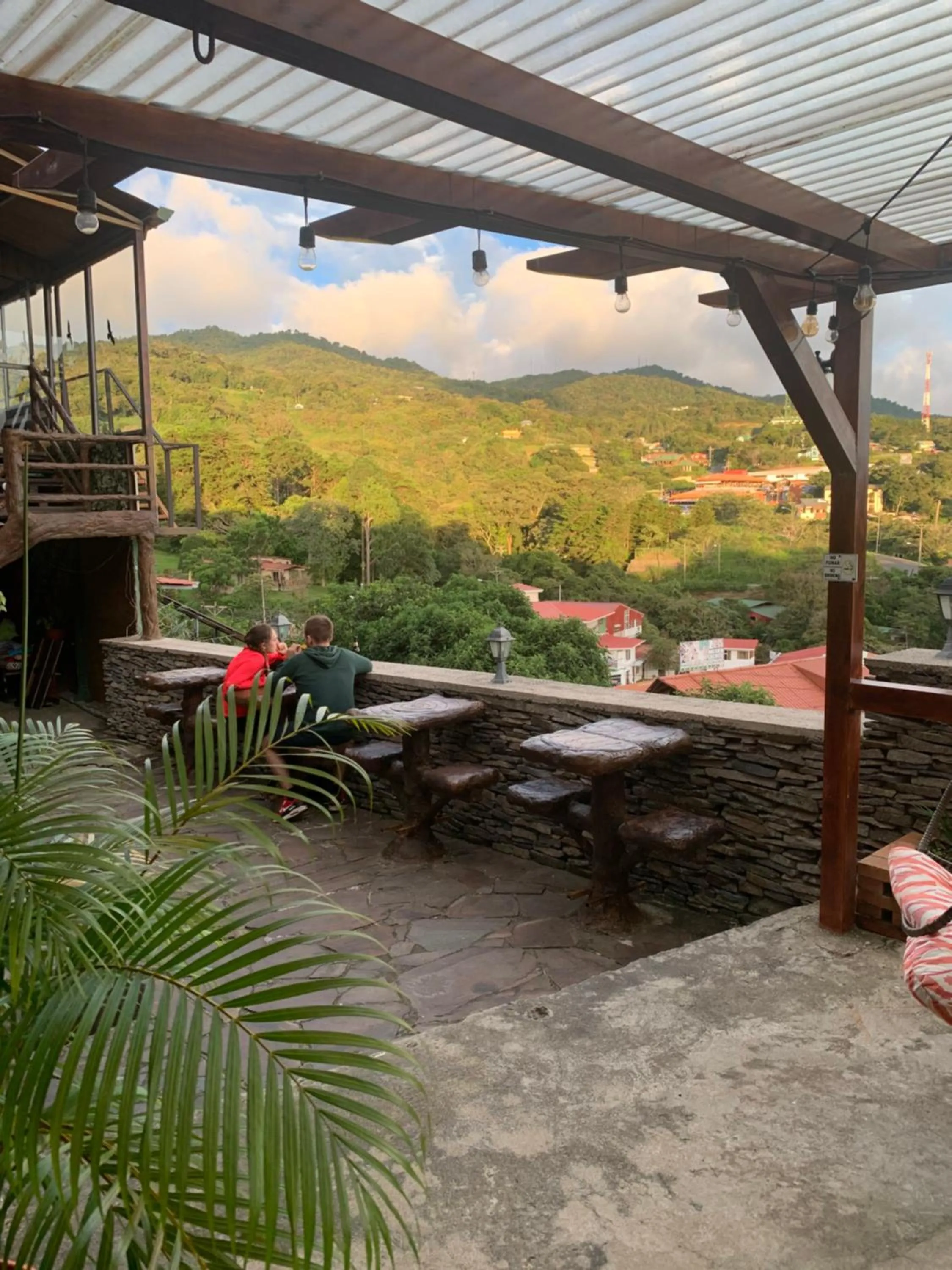 Patio in Cabinas Vista Al Golfo