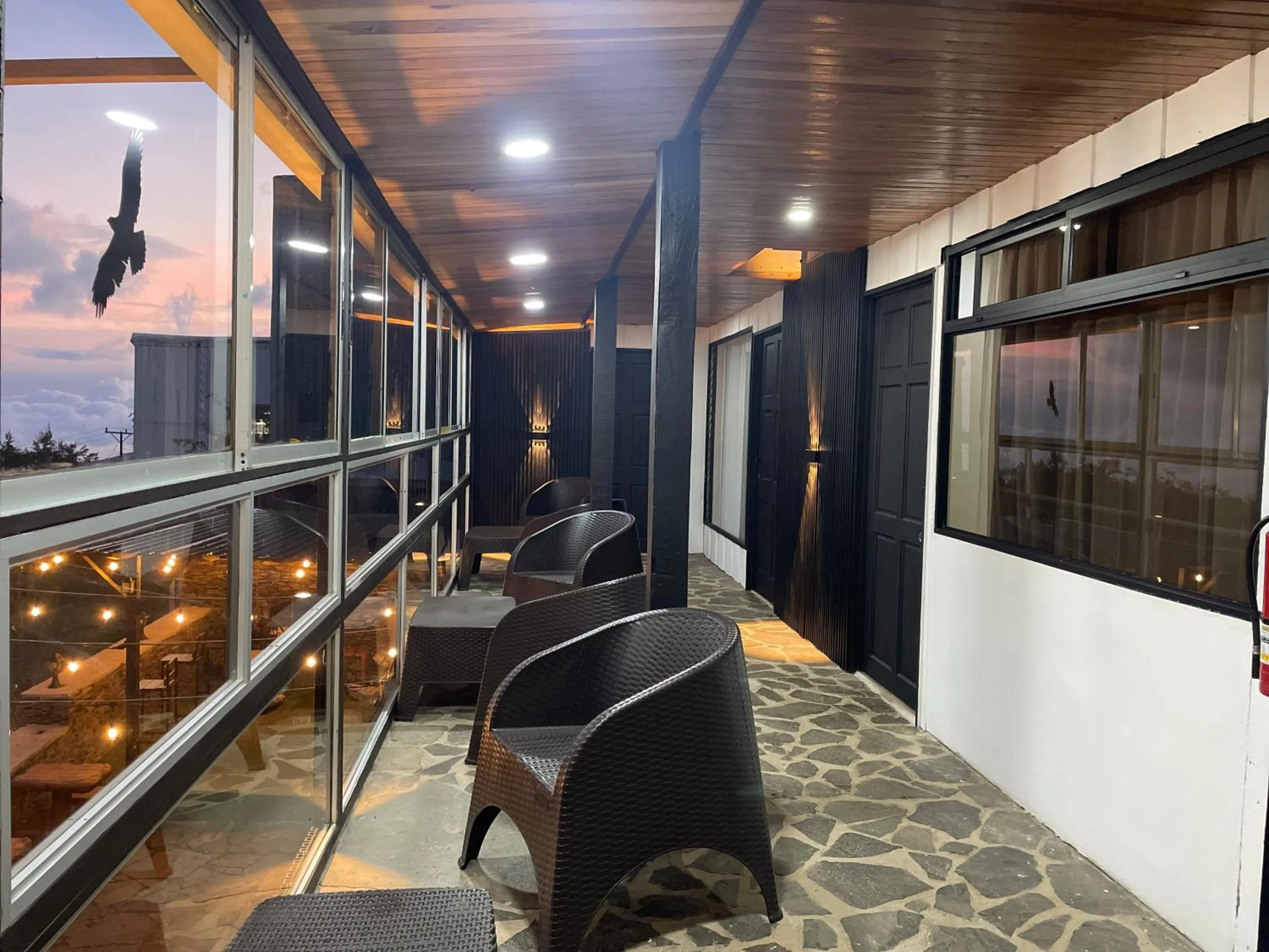 Living room in Cabinas Vista Al Golfo