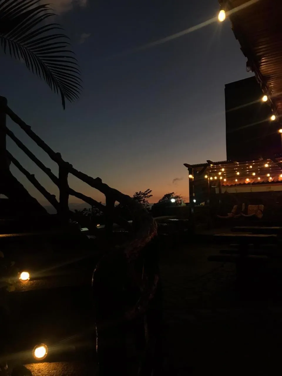 Sunset in Cabinas Vista Al Golfo