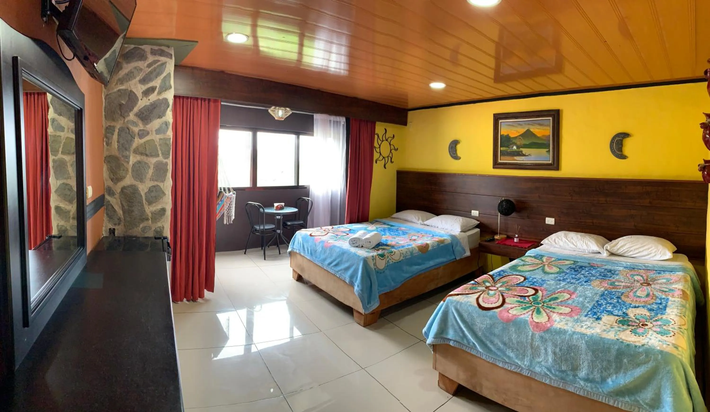 Bed in Cabinas Vista Al Golfo