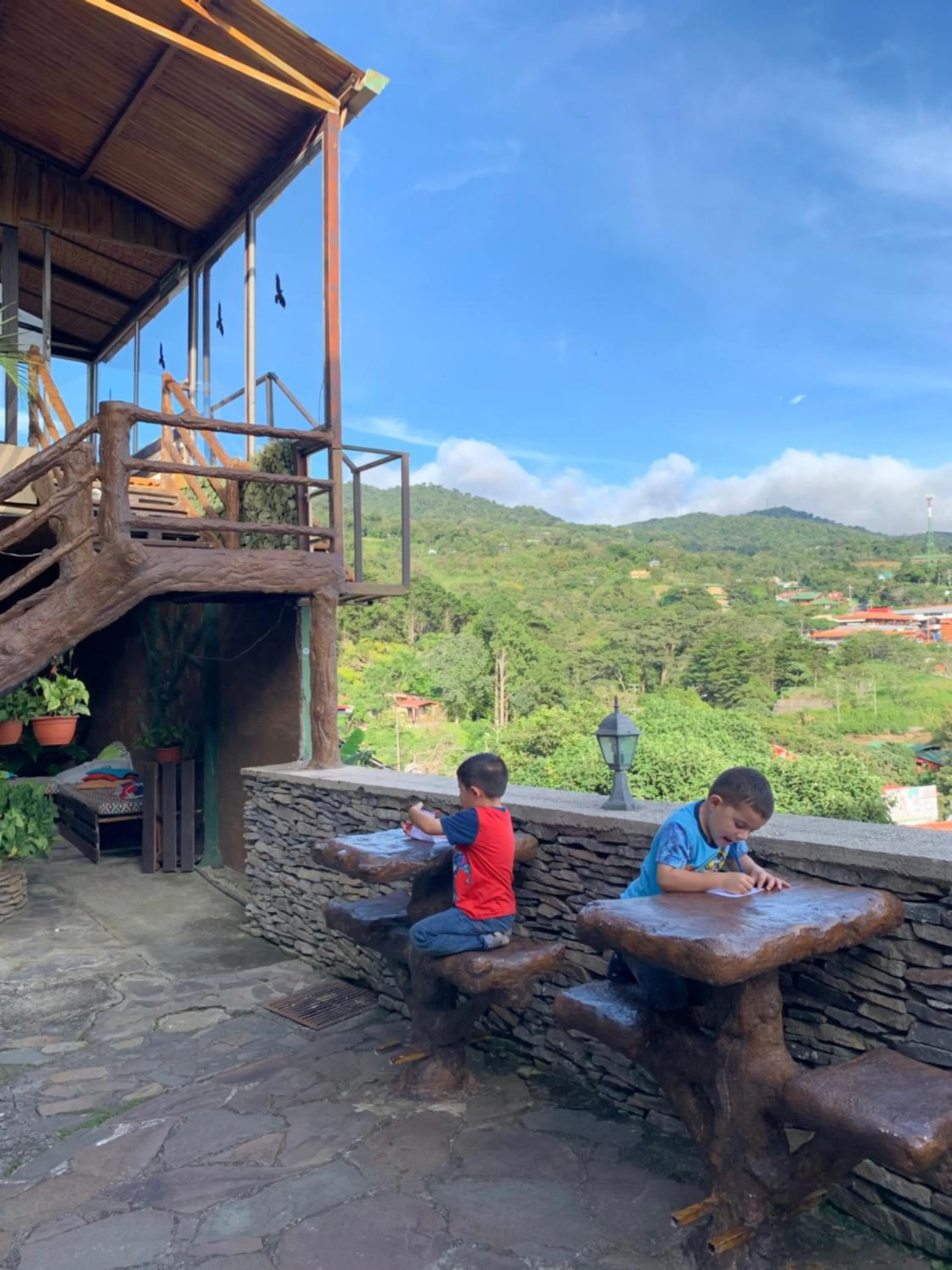 Patio in Cabinas Vista Al Golfo