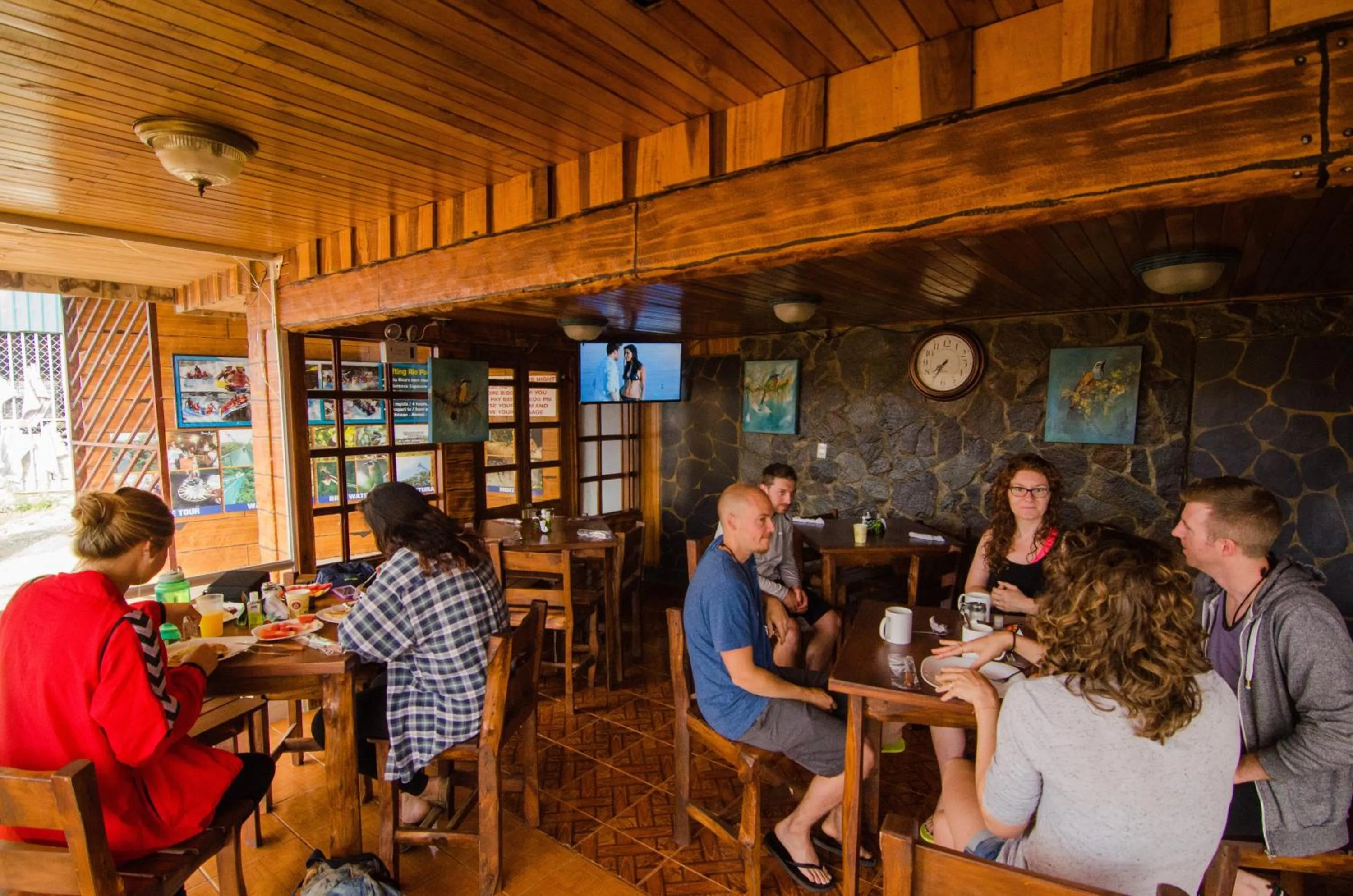 Lounge or bar in Cabinas Vista Al Golfo