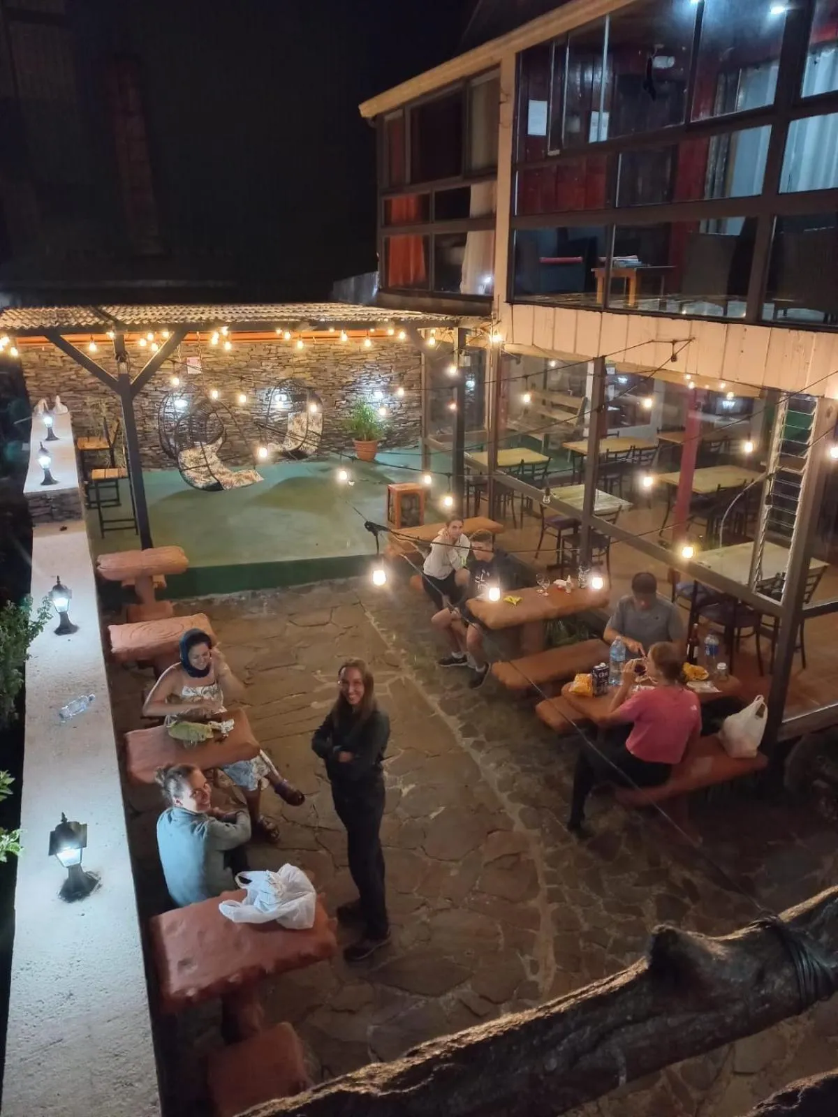 Patio in Cabinas Vista Al Golfo