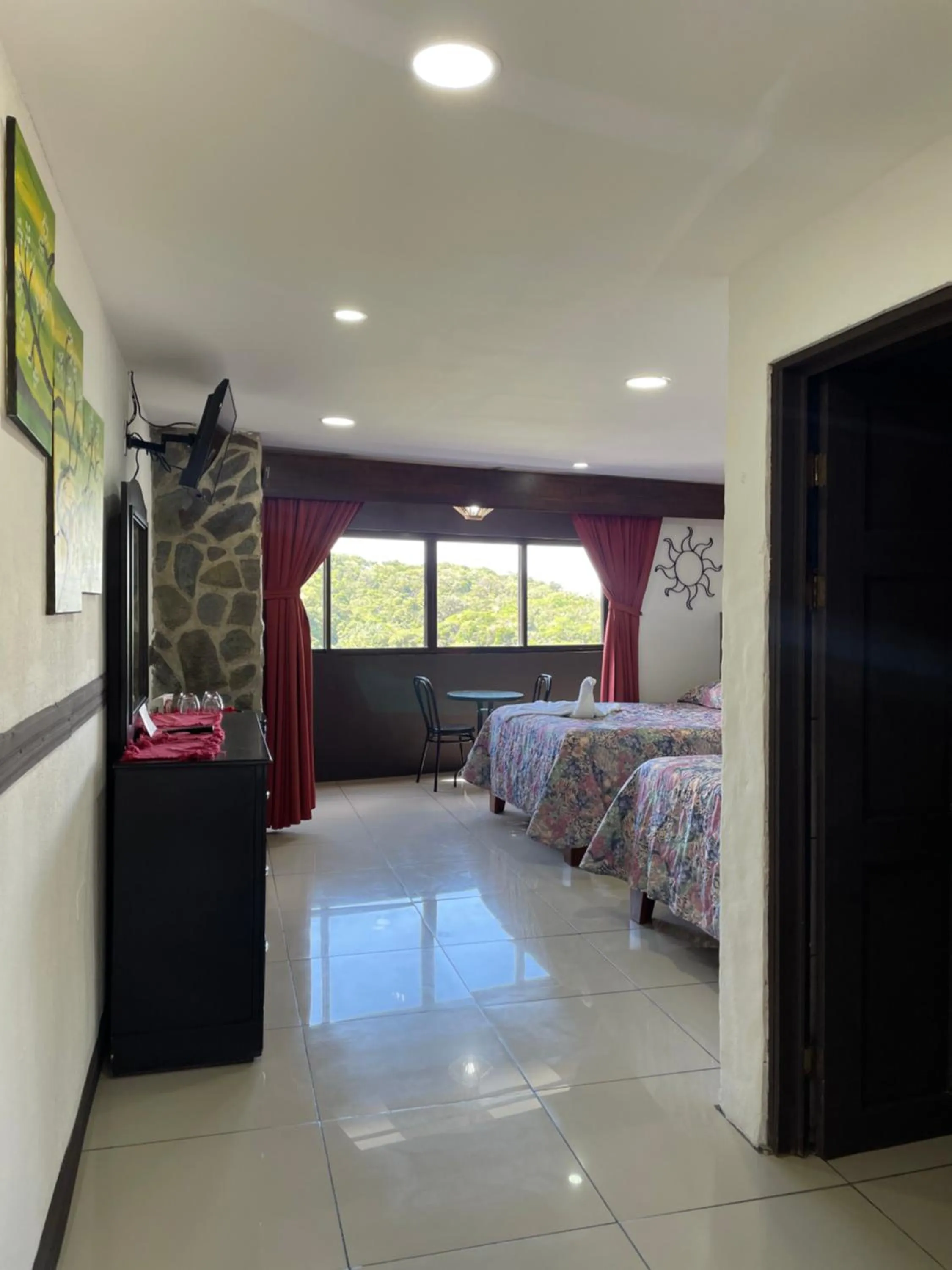 Bed in Cabinas Vista Al Golfo