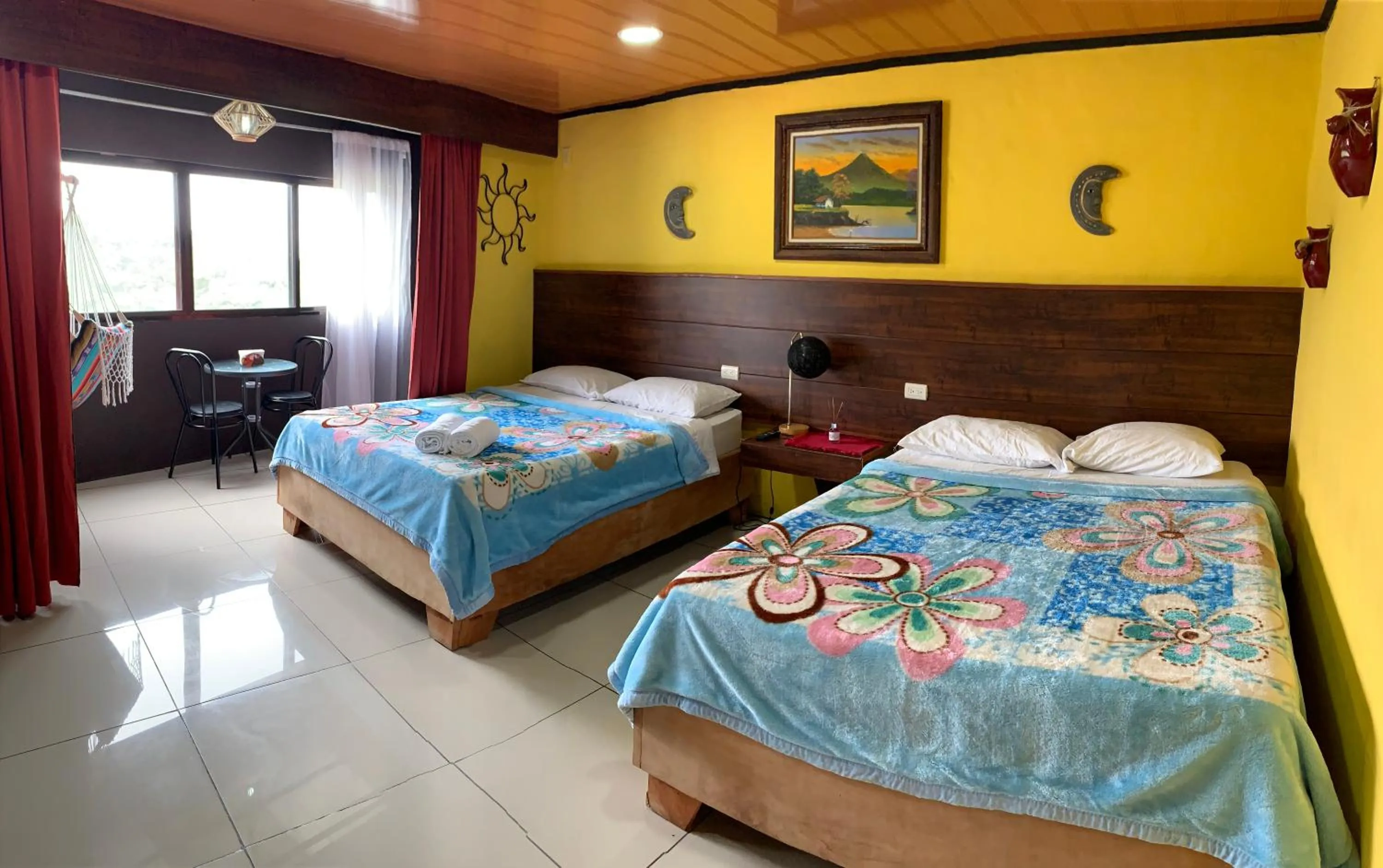 Bed in Cabinas Vista Al Golfo