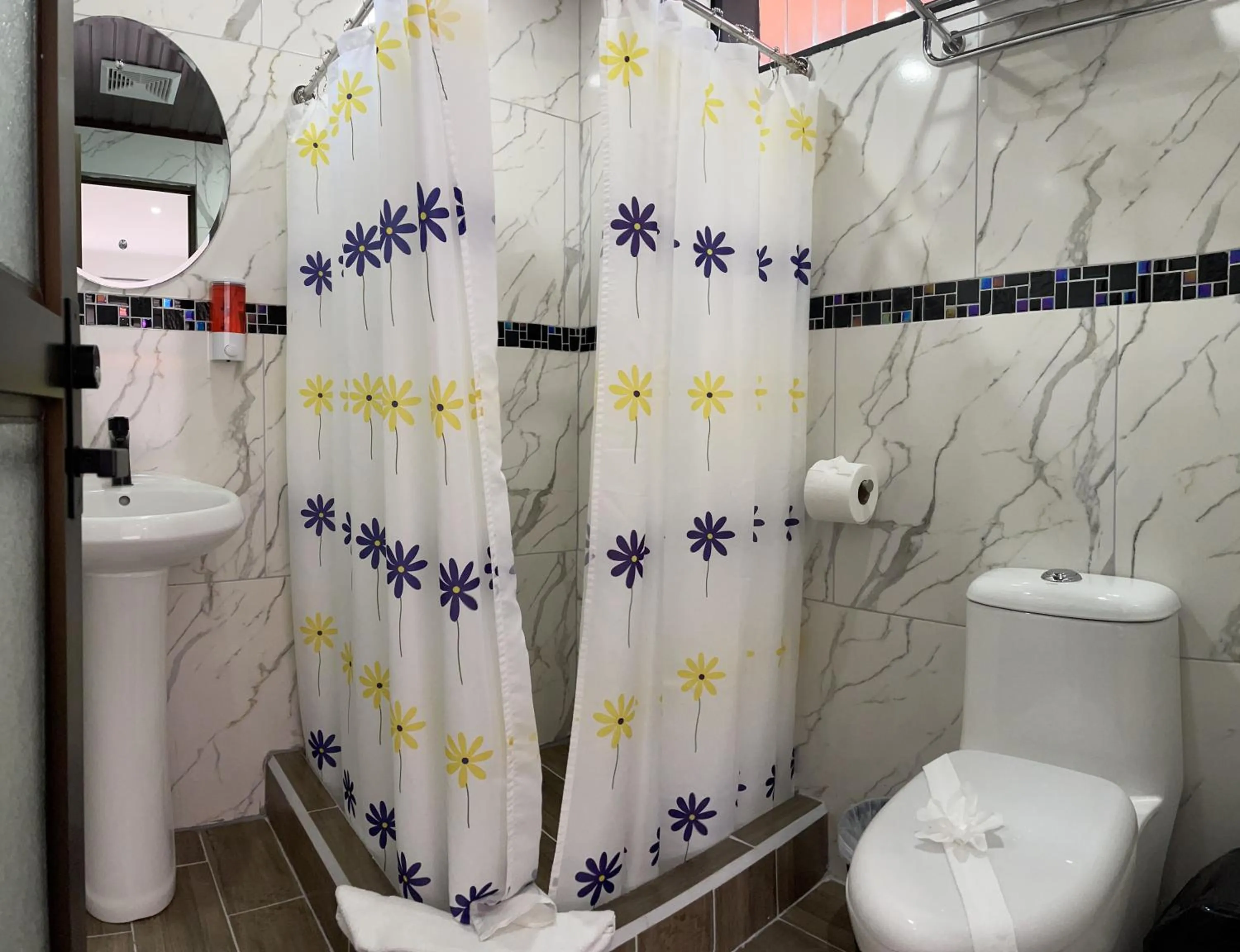 Shower in Cabinas Vista Al Golfo