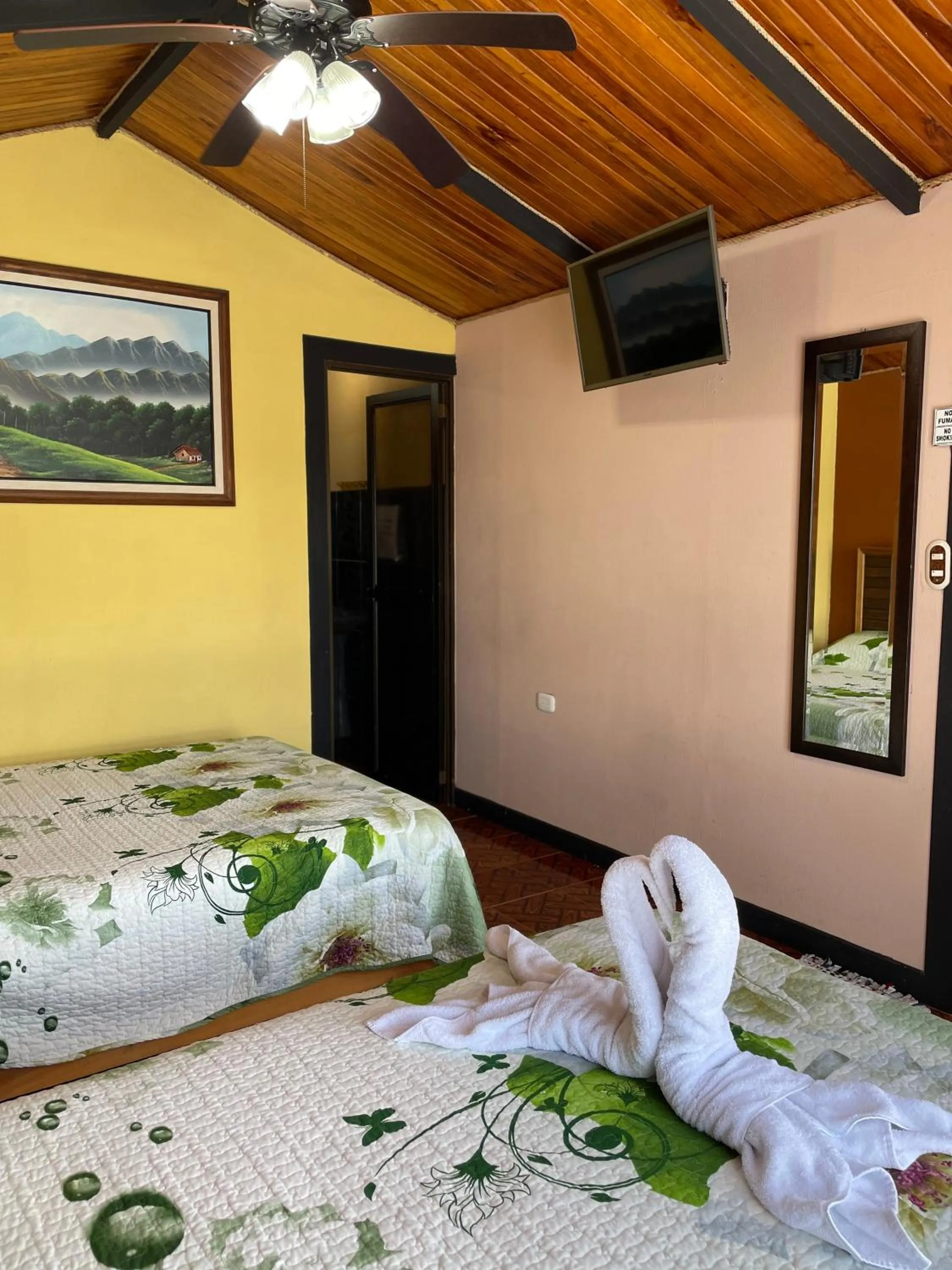 Bed in Cabinas Vista Al Golfo