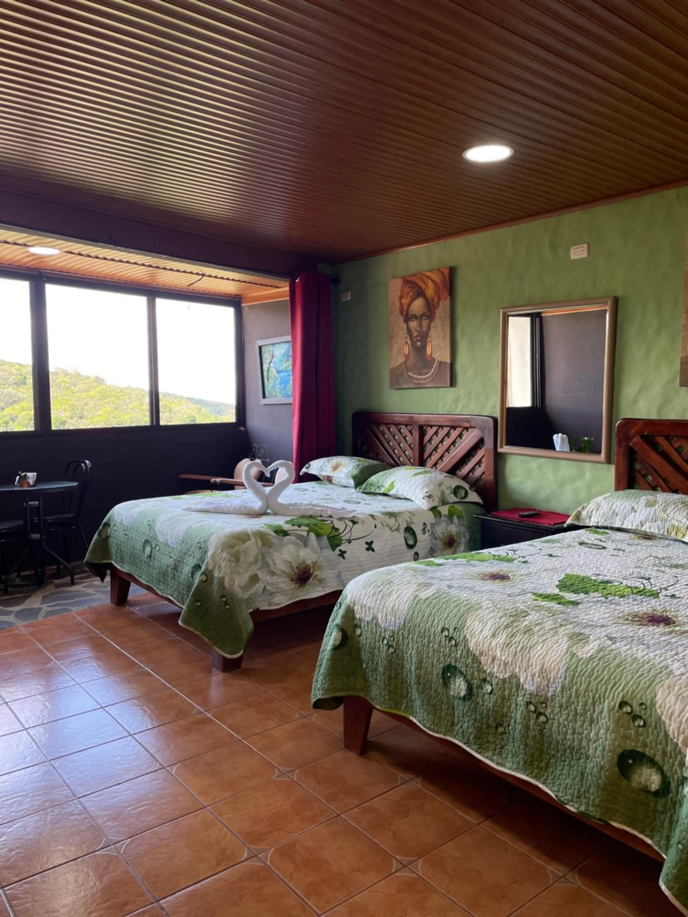 Bed in Cabinas Vista Al Golfo