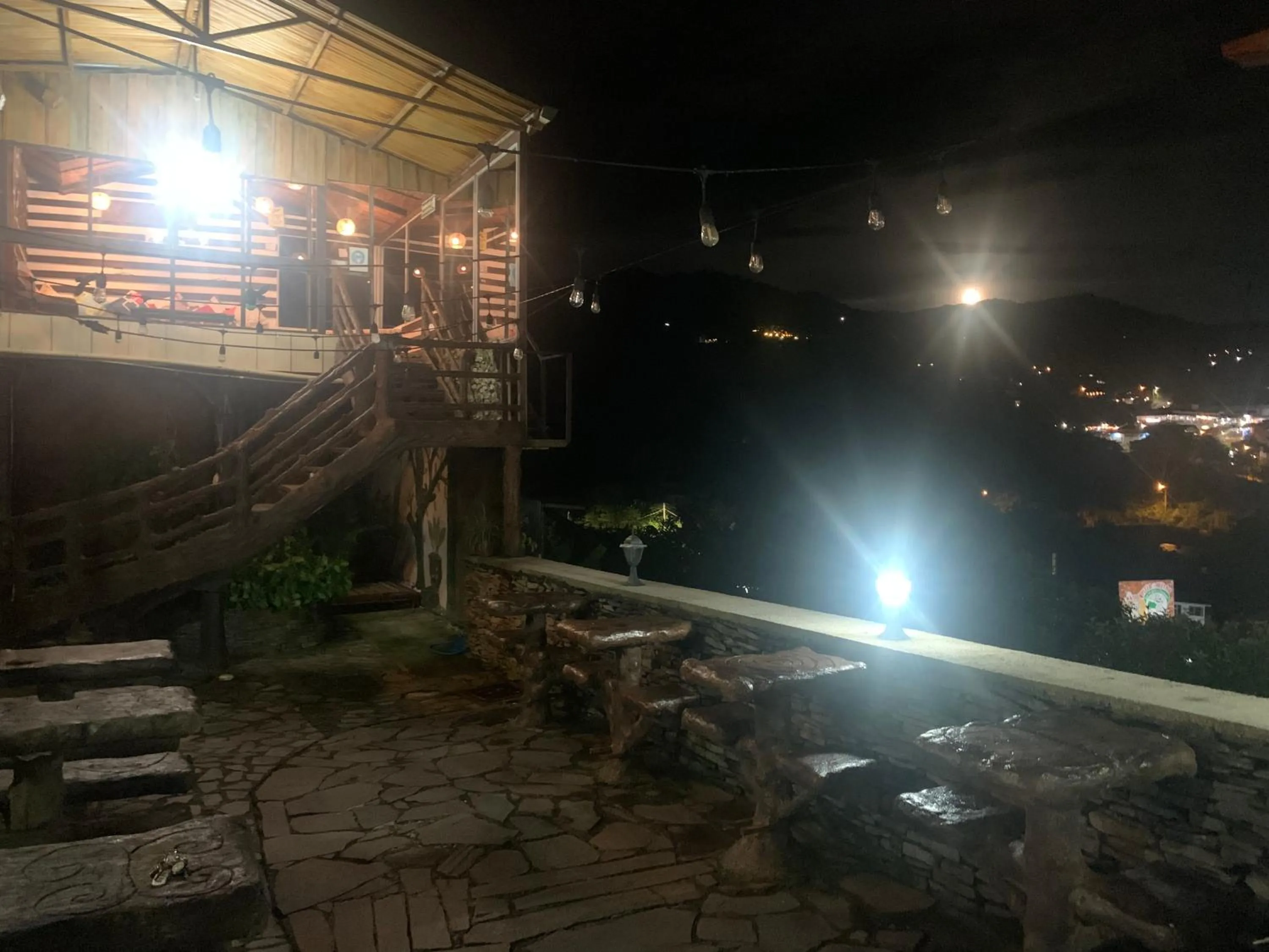 Patio in Cabinas Vista Al Golfo