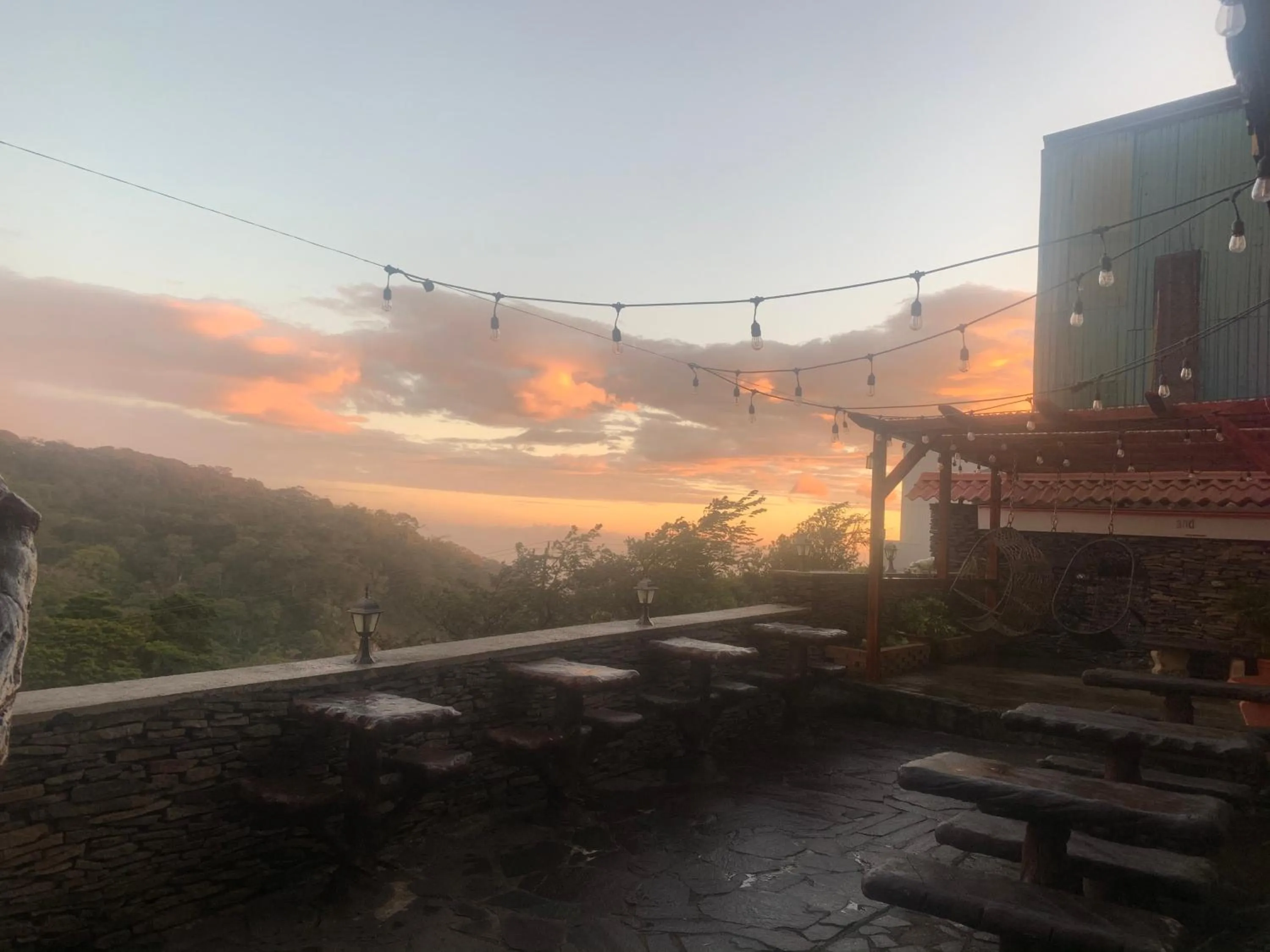 Sunset in Cabinas Vista Al Golfo