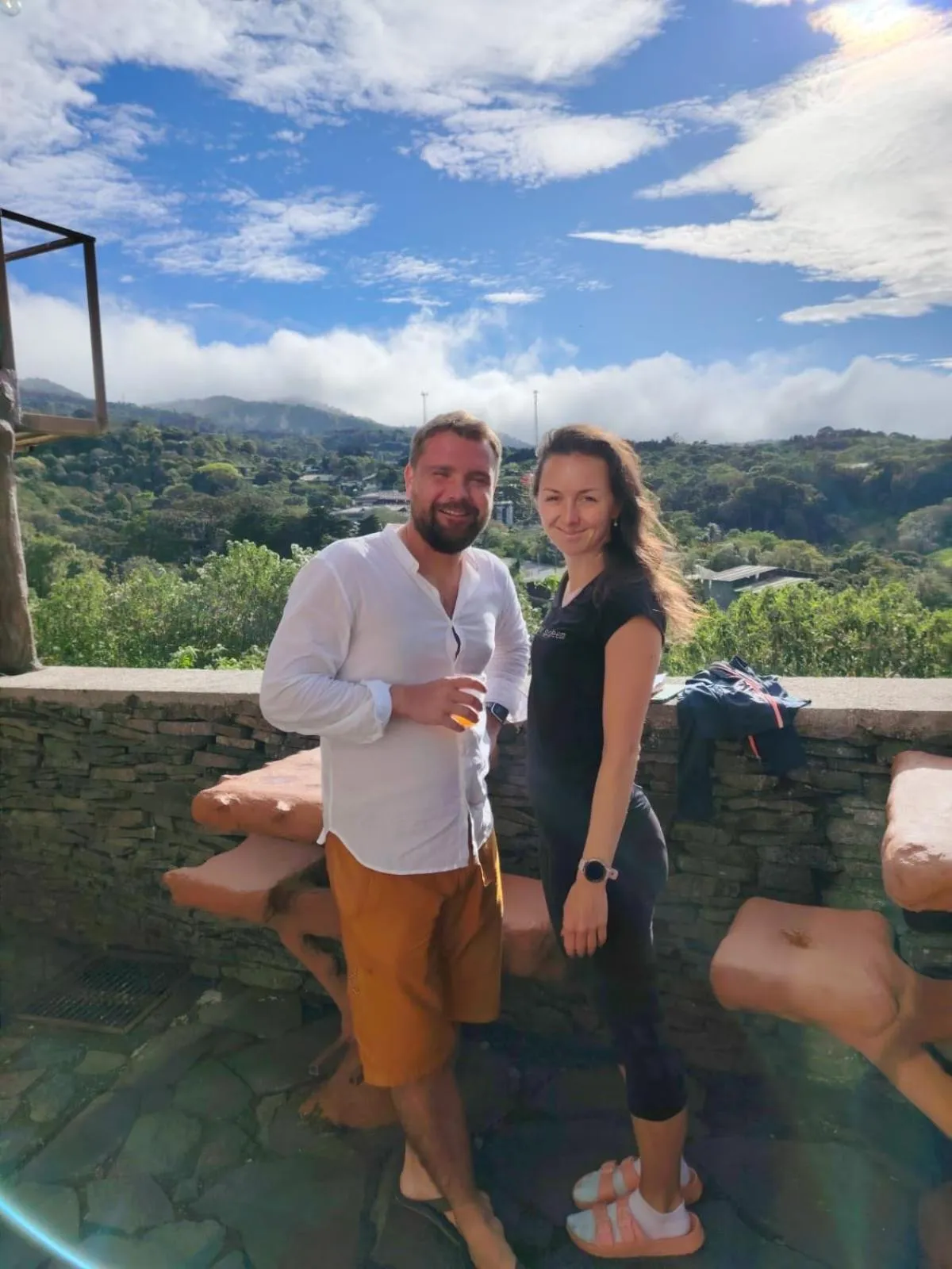 People in Cabinas Vista Al Golfo