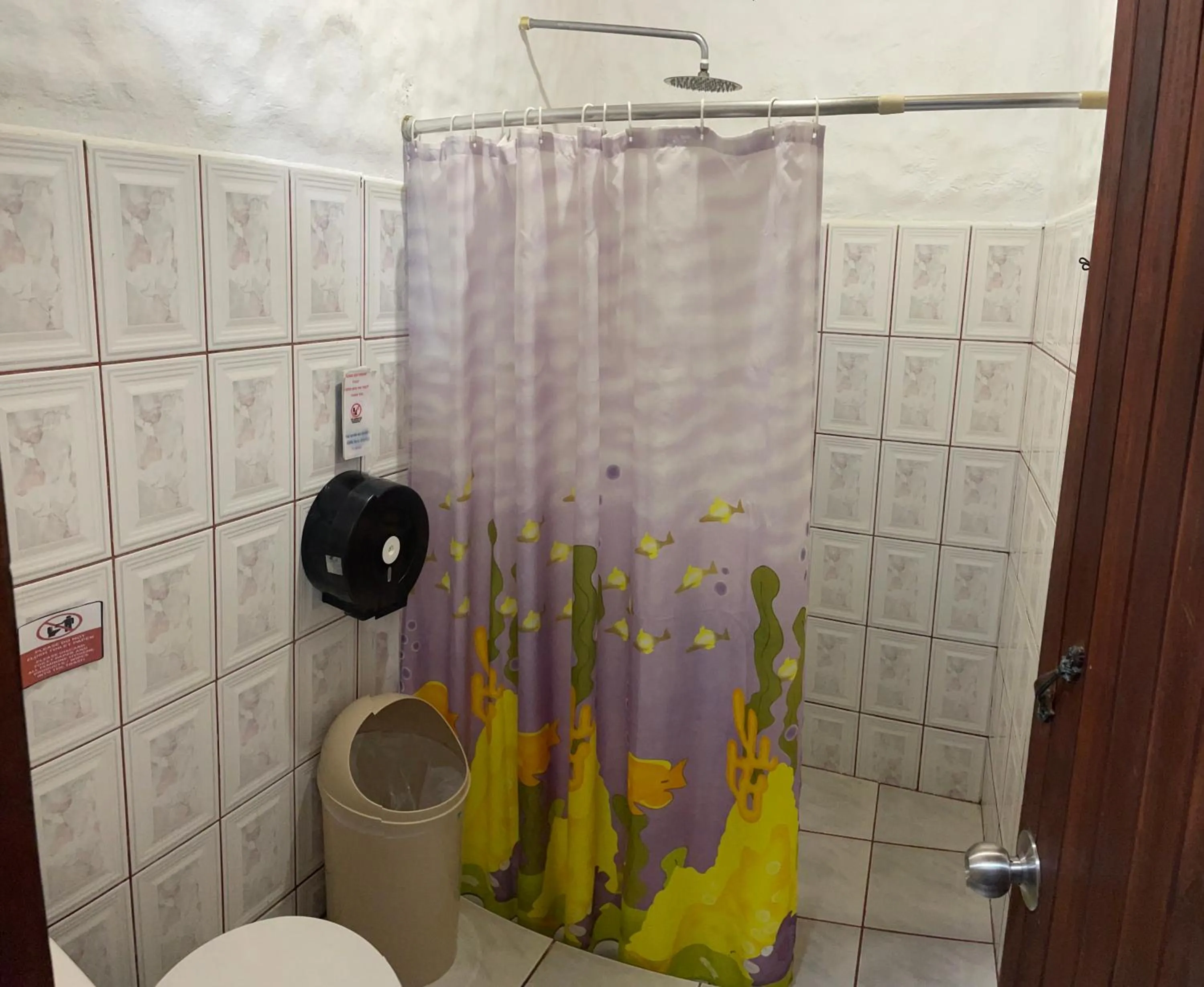Shower in Cabinas Vista Al Golfo