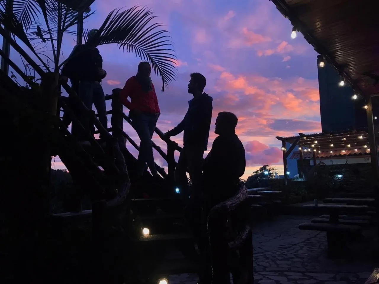 People in Cabinas Vista Al Golfo