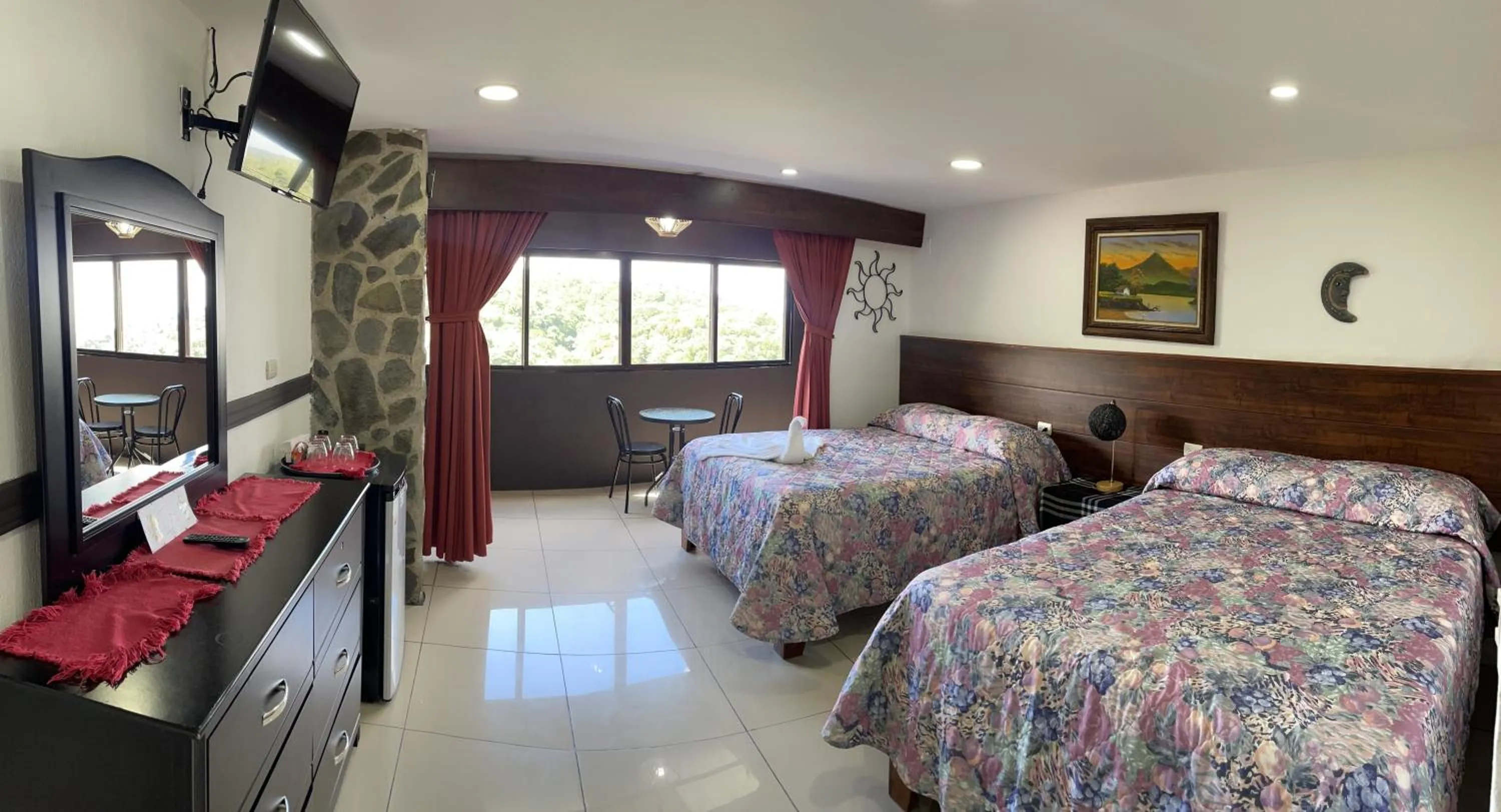 Bed in Cabinas Vista Al Golfo