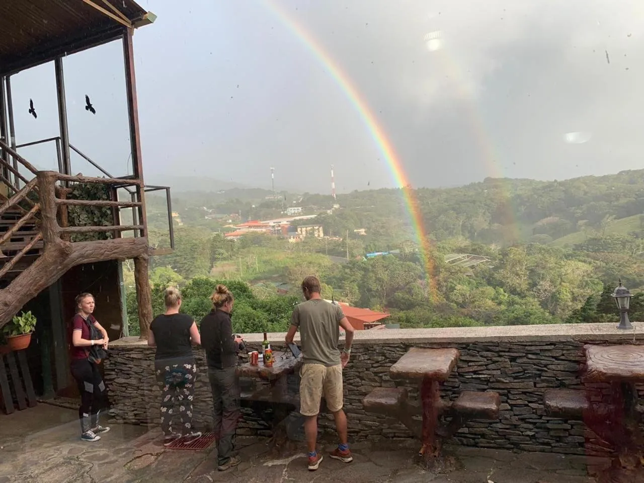 People in Cabinas Vista Al Golfo