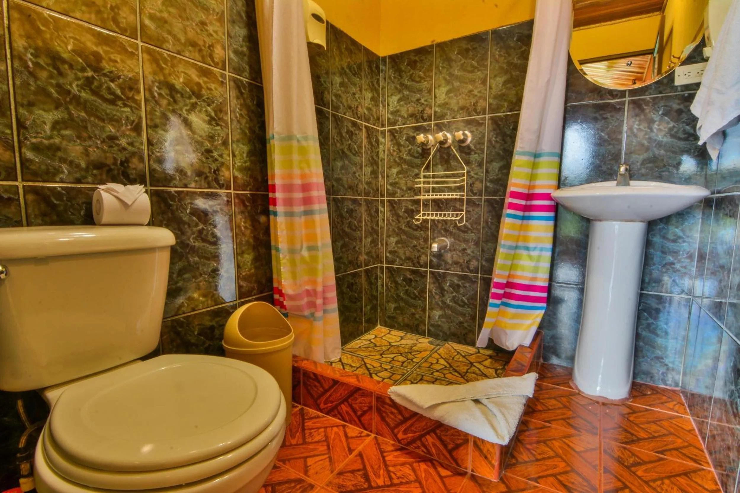 Shower in Cabinas Vista Al Golfo