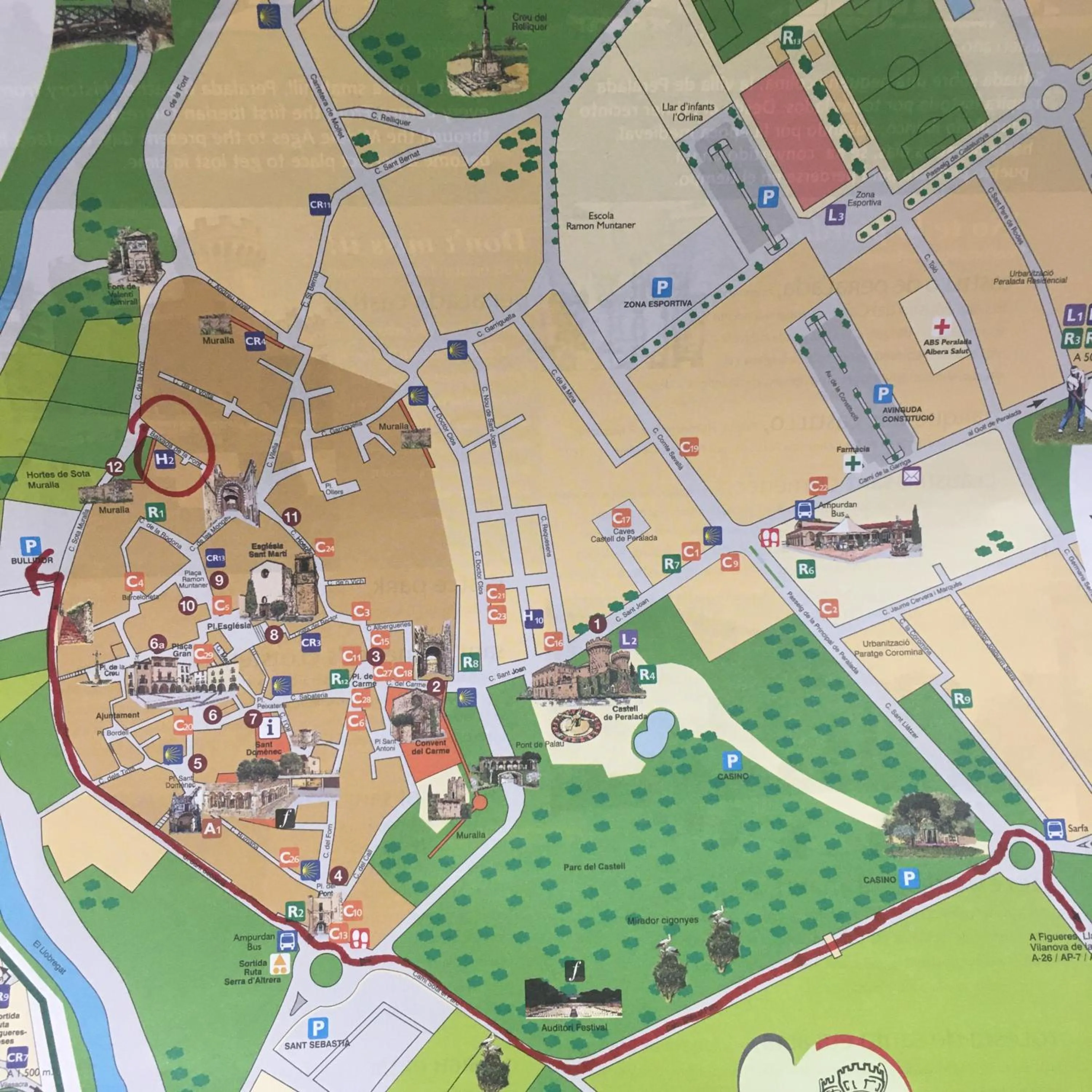 Property building in Hotel de La Font Peralada