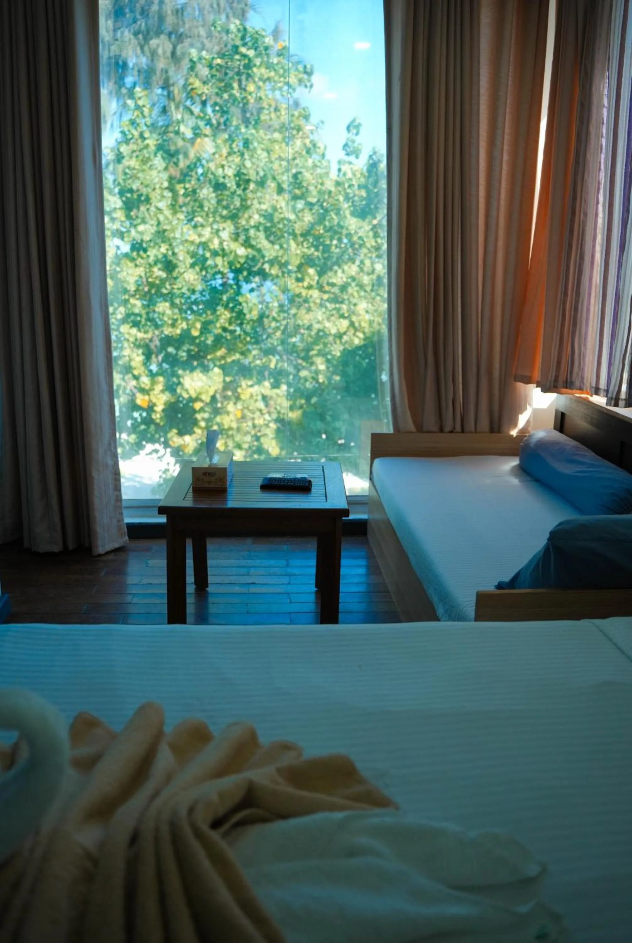 Bed in Ripple Beach Inn