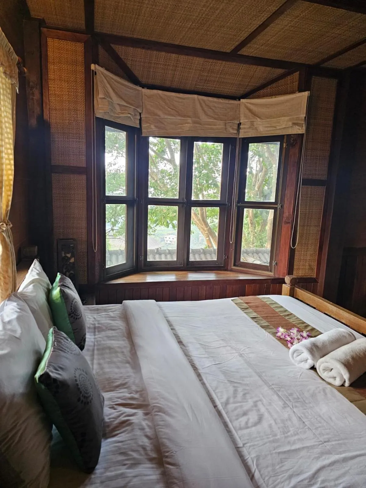 Bed in Insda Wellness Resort
