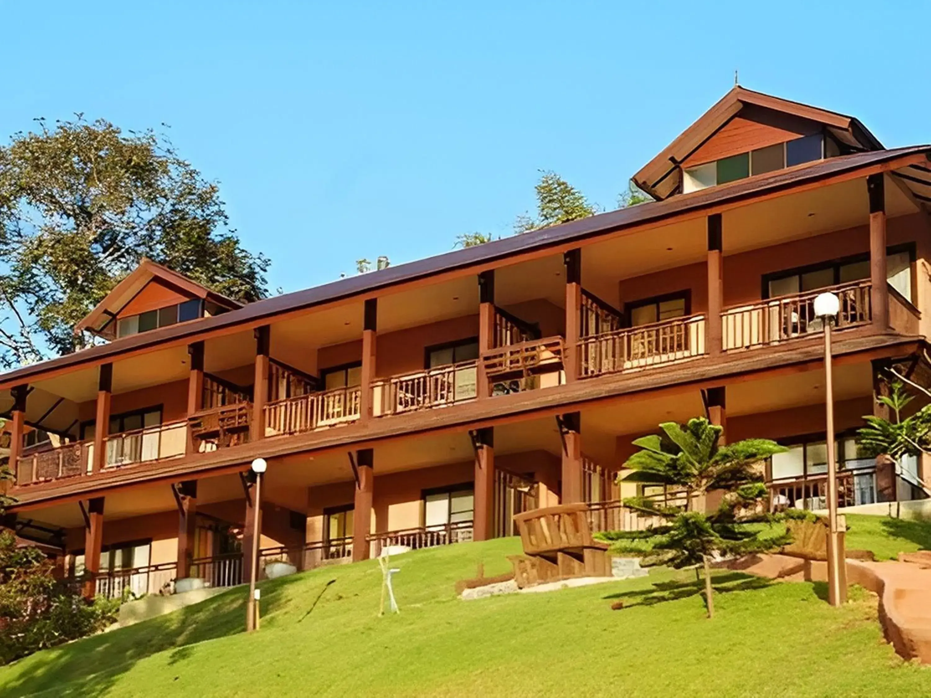 Property building in Insda Wellness Resort Property building in Insda Wellness Resort