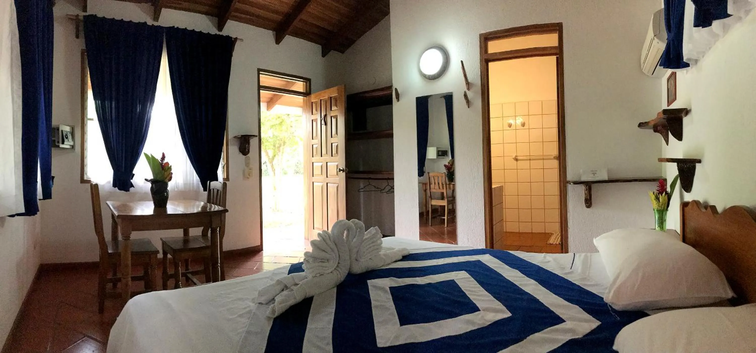 Bed in Hotel de Campo Caño Negro