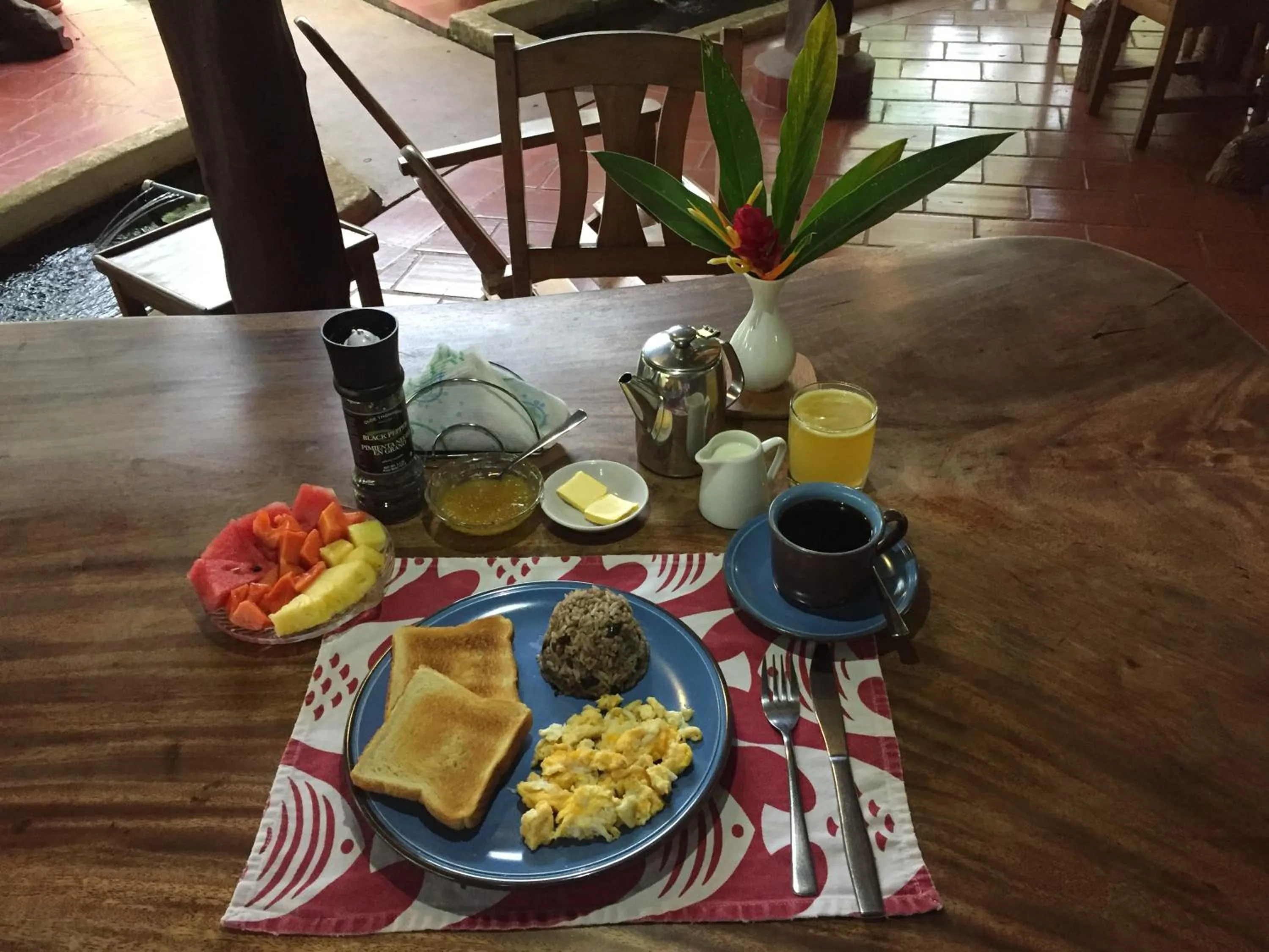 Breakfast in Hotel de Campo Caño Negro