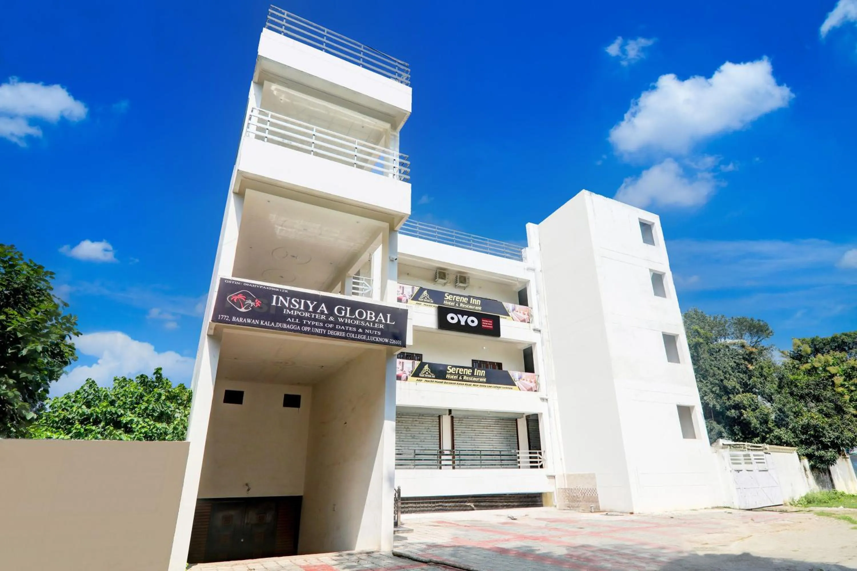 Facade/entrance in Hotel O Serene Inn Hotel And Restaurant