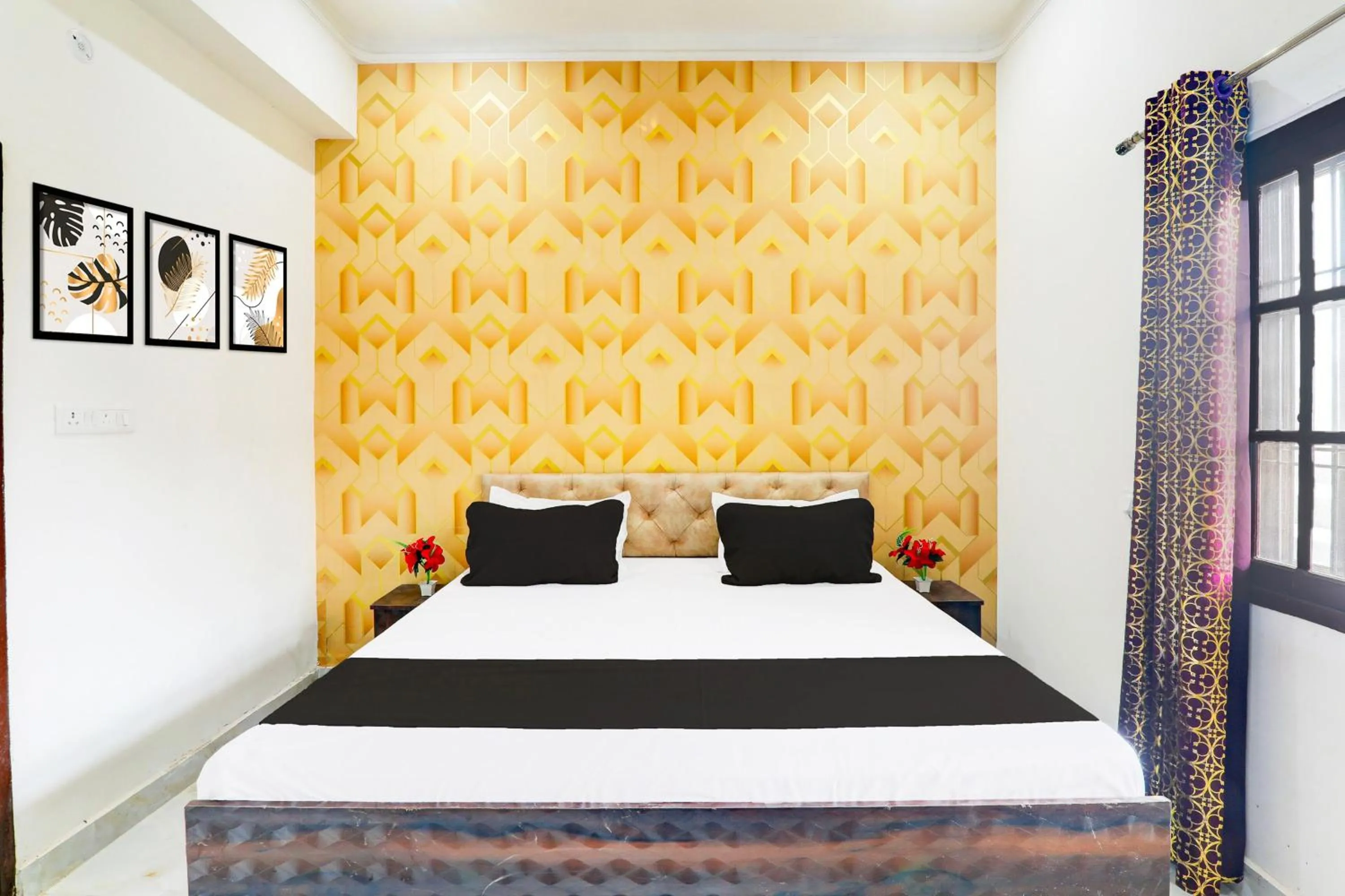 Bedroom, Bed in Hotel O Serene Inn Hotel And Restaurant