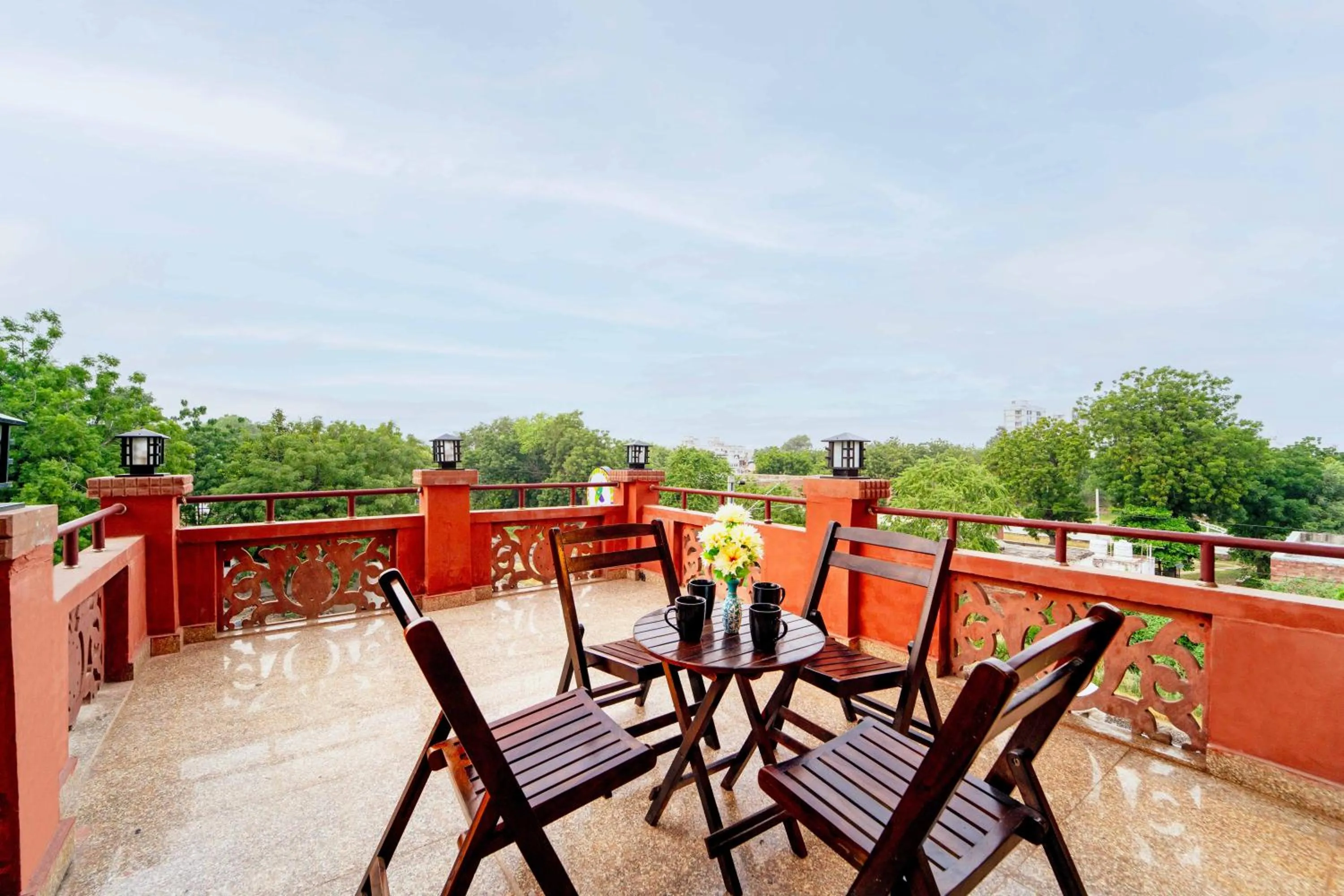 Balcony/Terrace in Treebo Blu Vvu