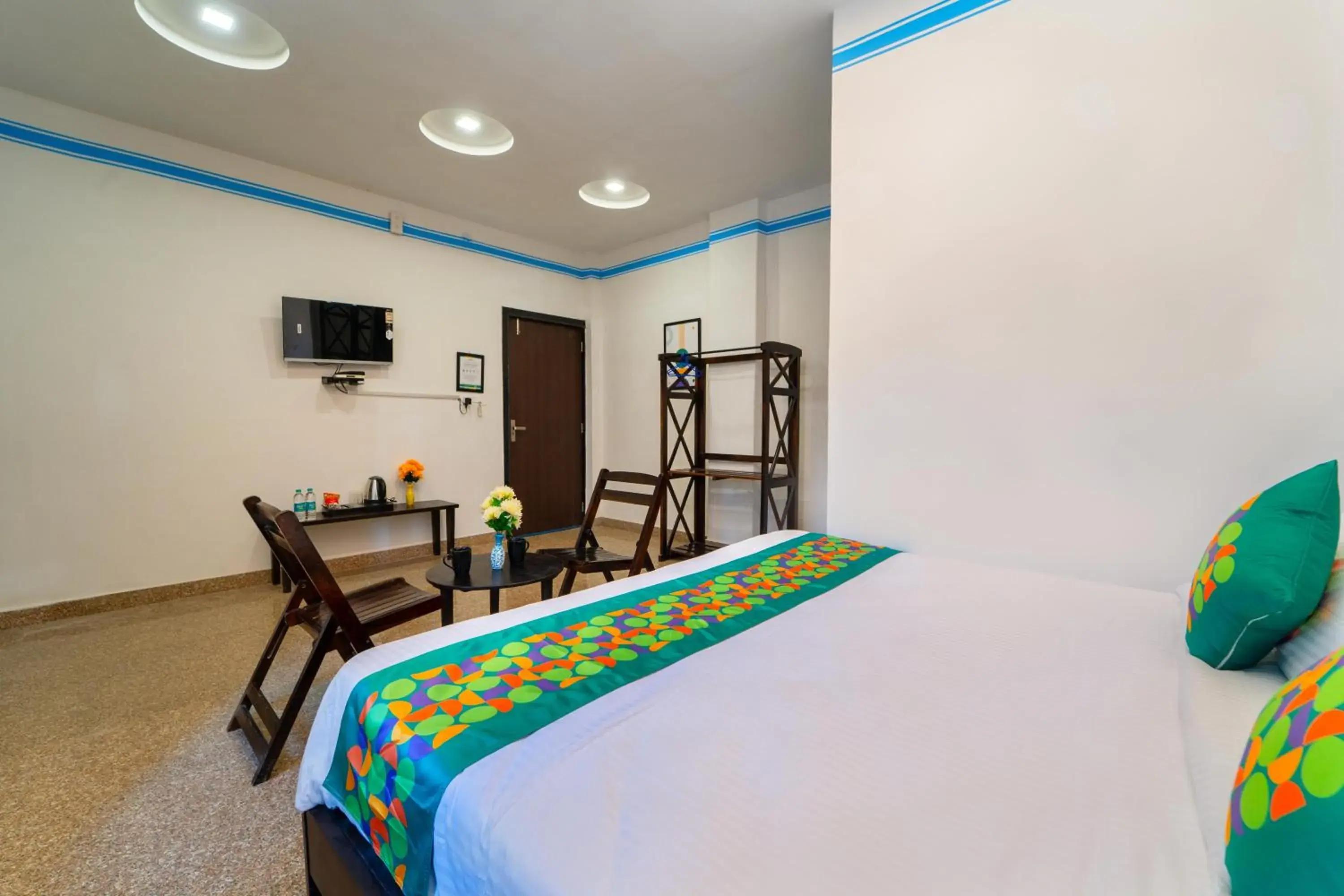 Bedroom, Bed in Treebo Blu Vvu Bedroom, Bed in Treebo Blu Vvu