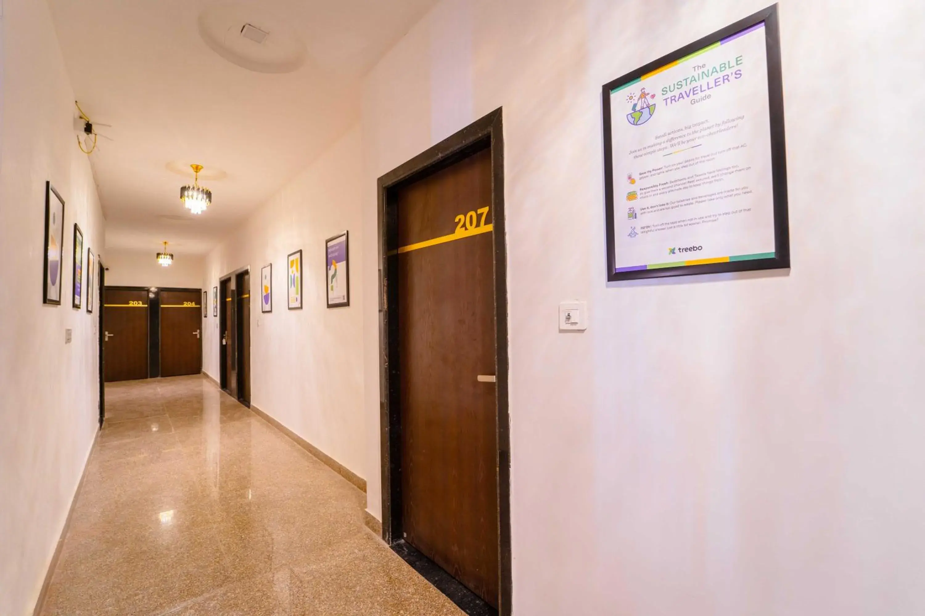 Lobby or reception in Treebo Blu Vvu Lobby or reception in Treebo Blu Vvu