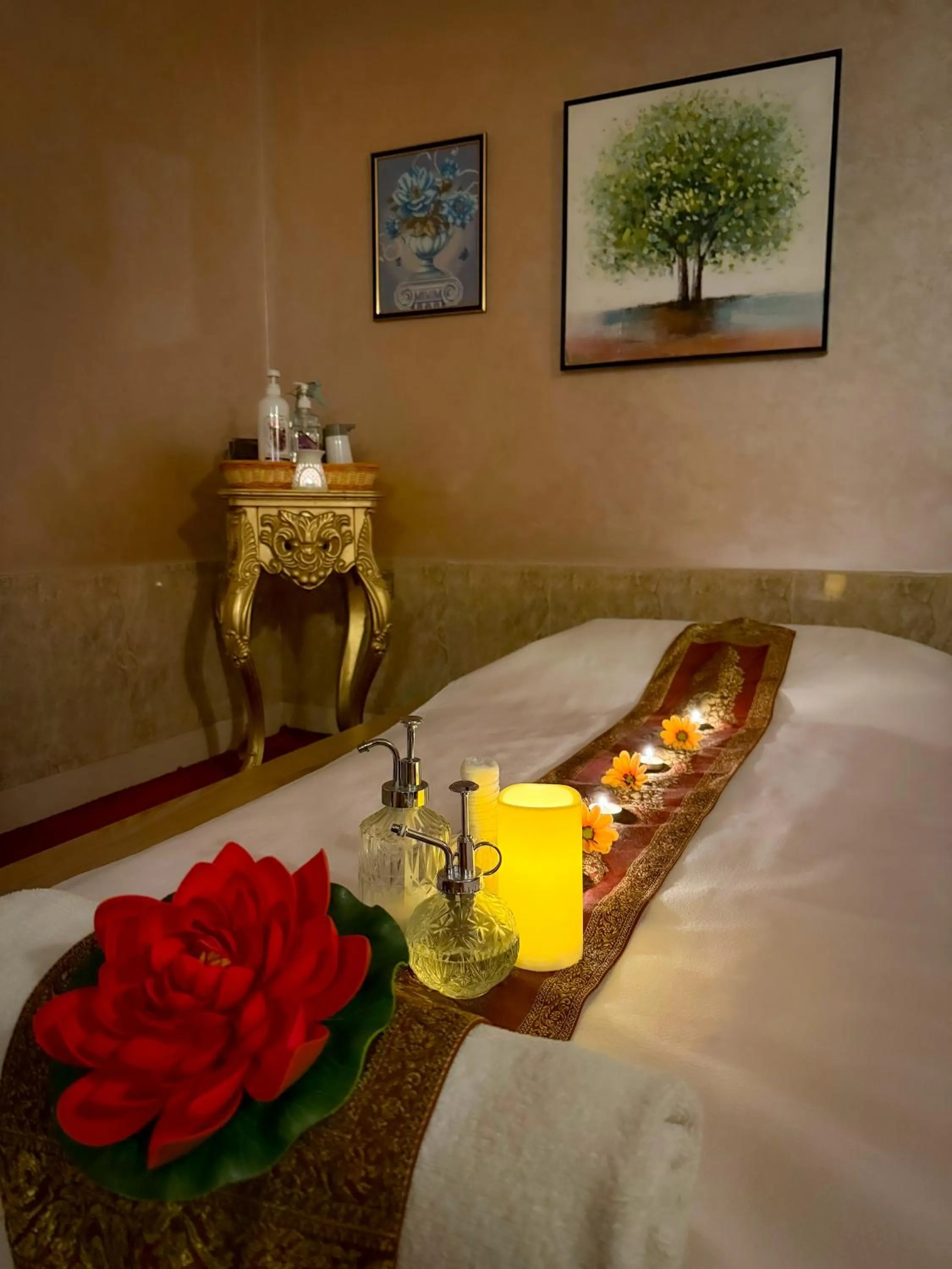 Bed in Doha Dynasty Hotel