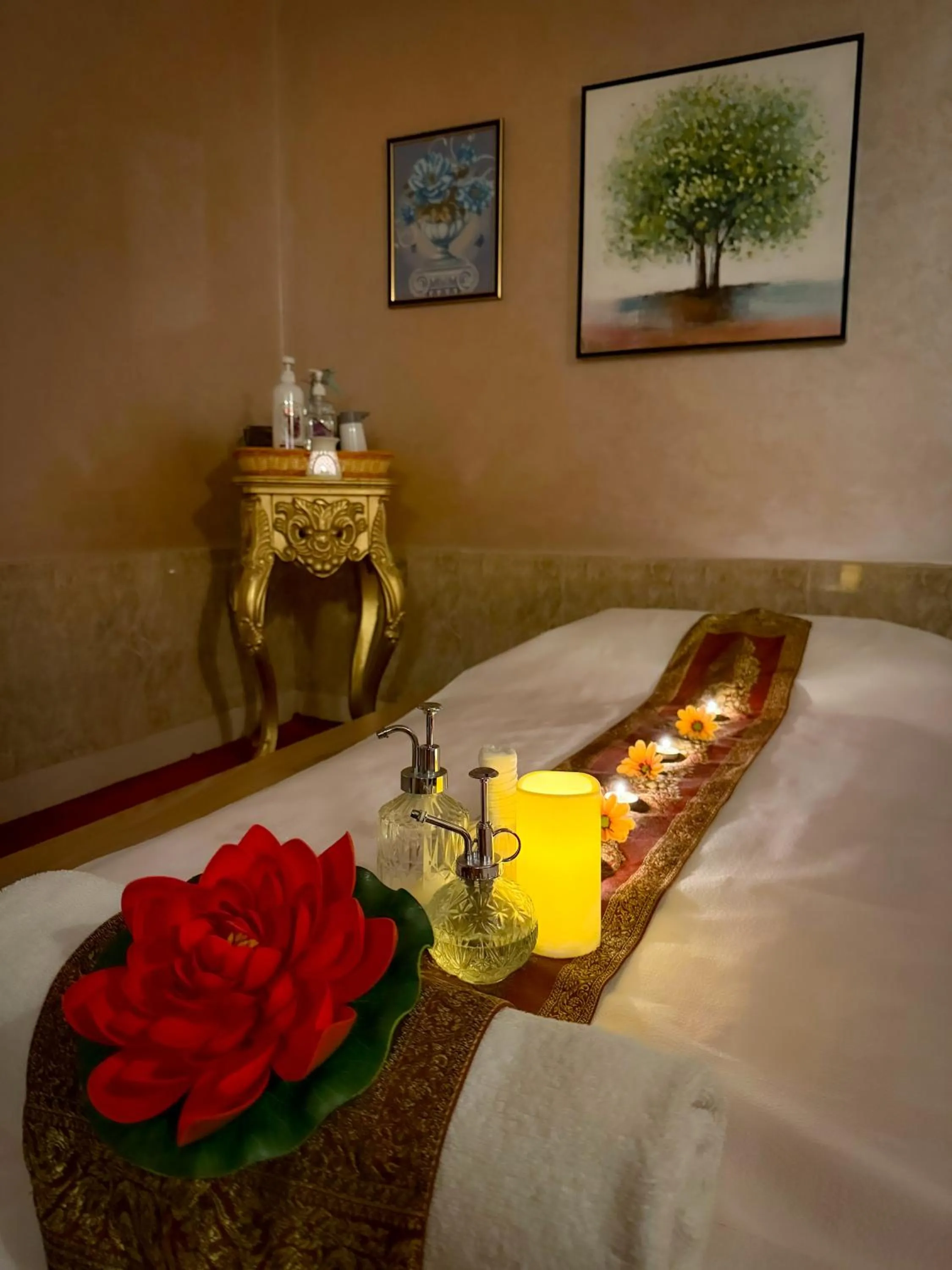 Bed in Doha Dynasty Hotel