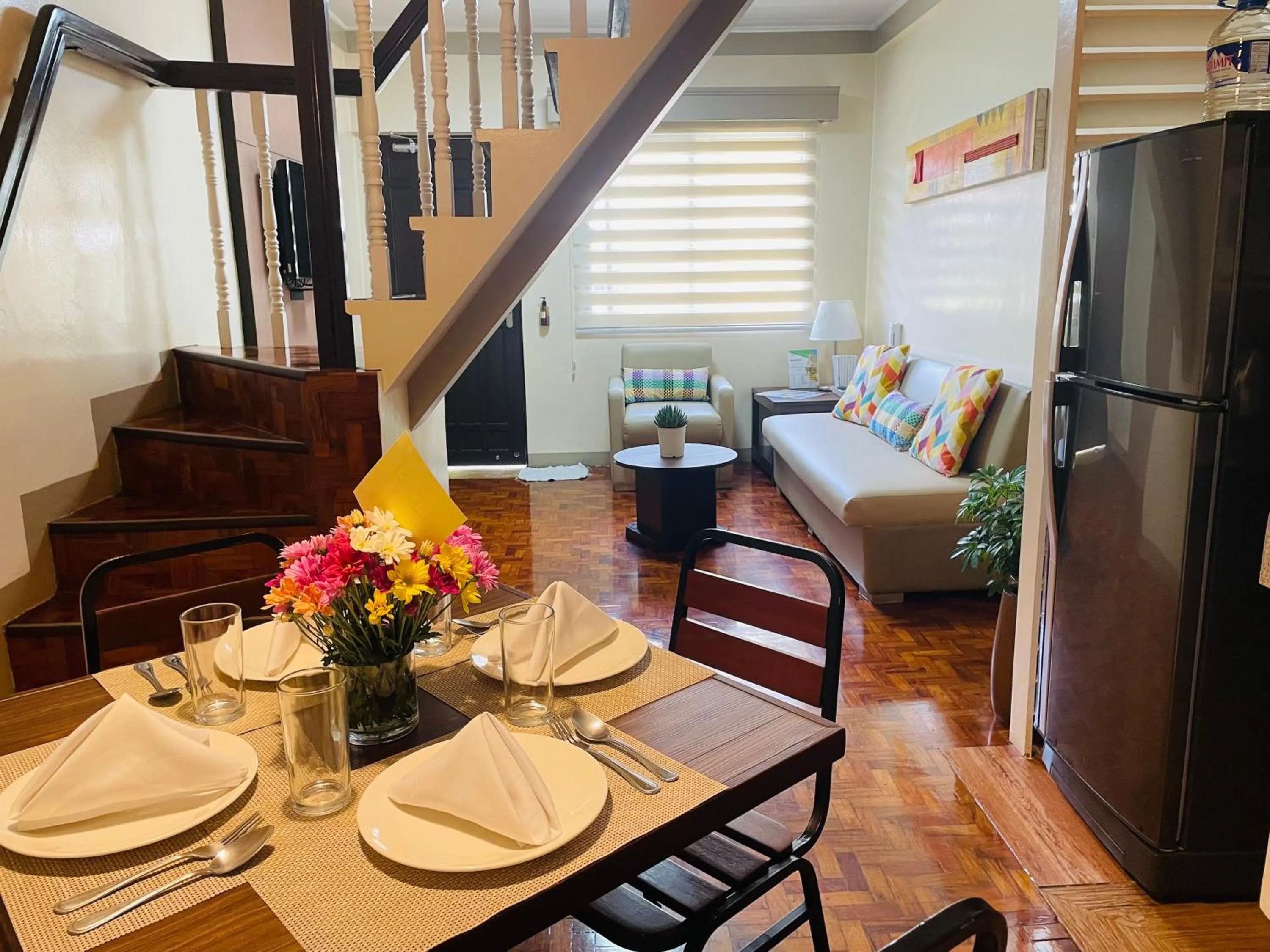 Dining area in Baguio Holiday Villas