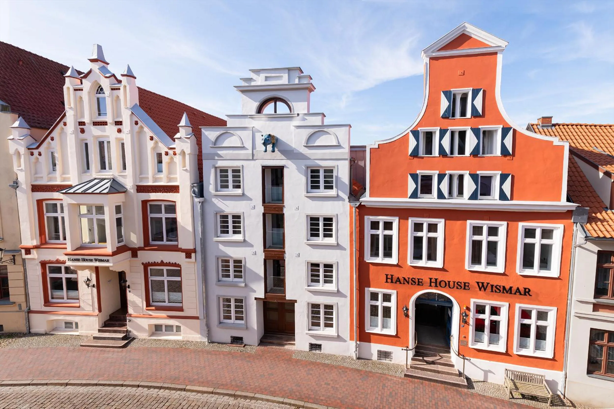 Facade/entrance in Hanse House Wismar