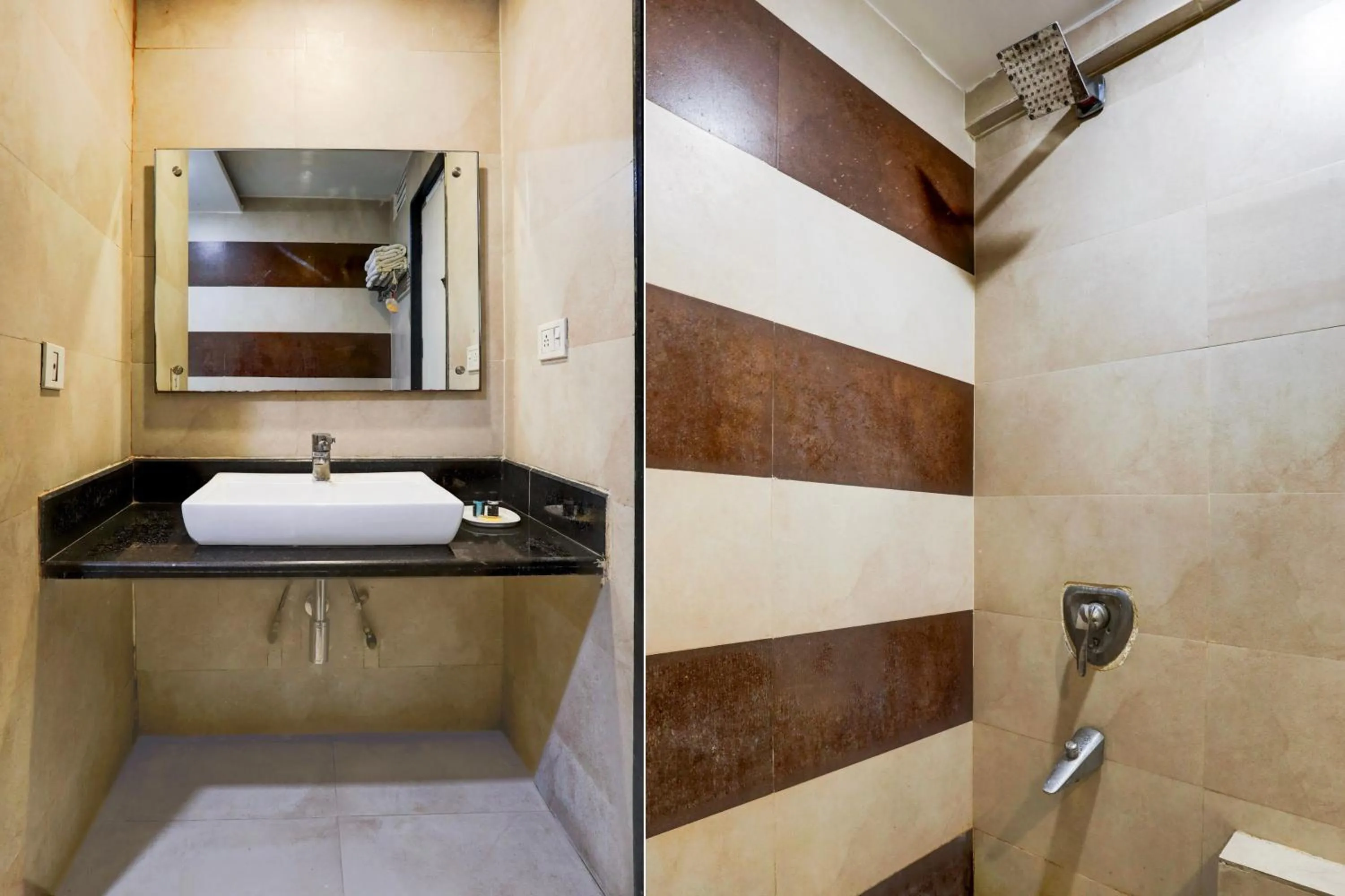 Bathroom in Super Townhouse Padav Square Gwalior Formerly Hotel Shelter