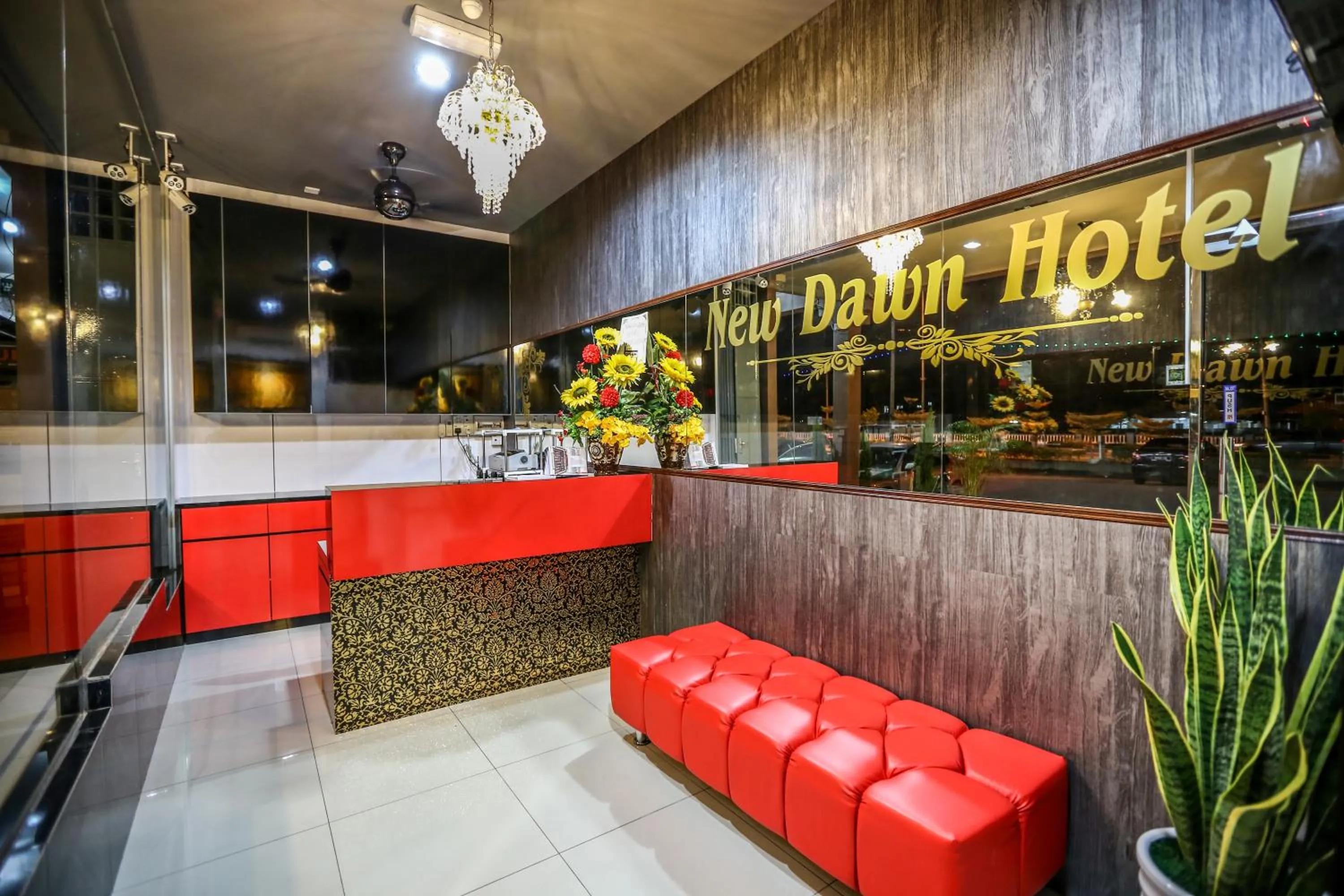 Lobby or reception in New Dawn Hotel Pontian Sdn Bhd