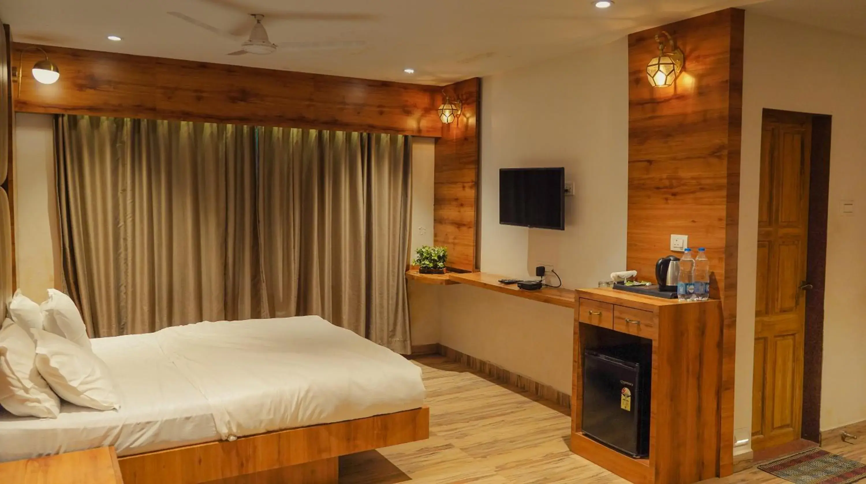 Bed in Whispering Peepul Resort Bed in Whispering Peepul Resort