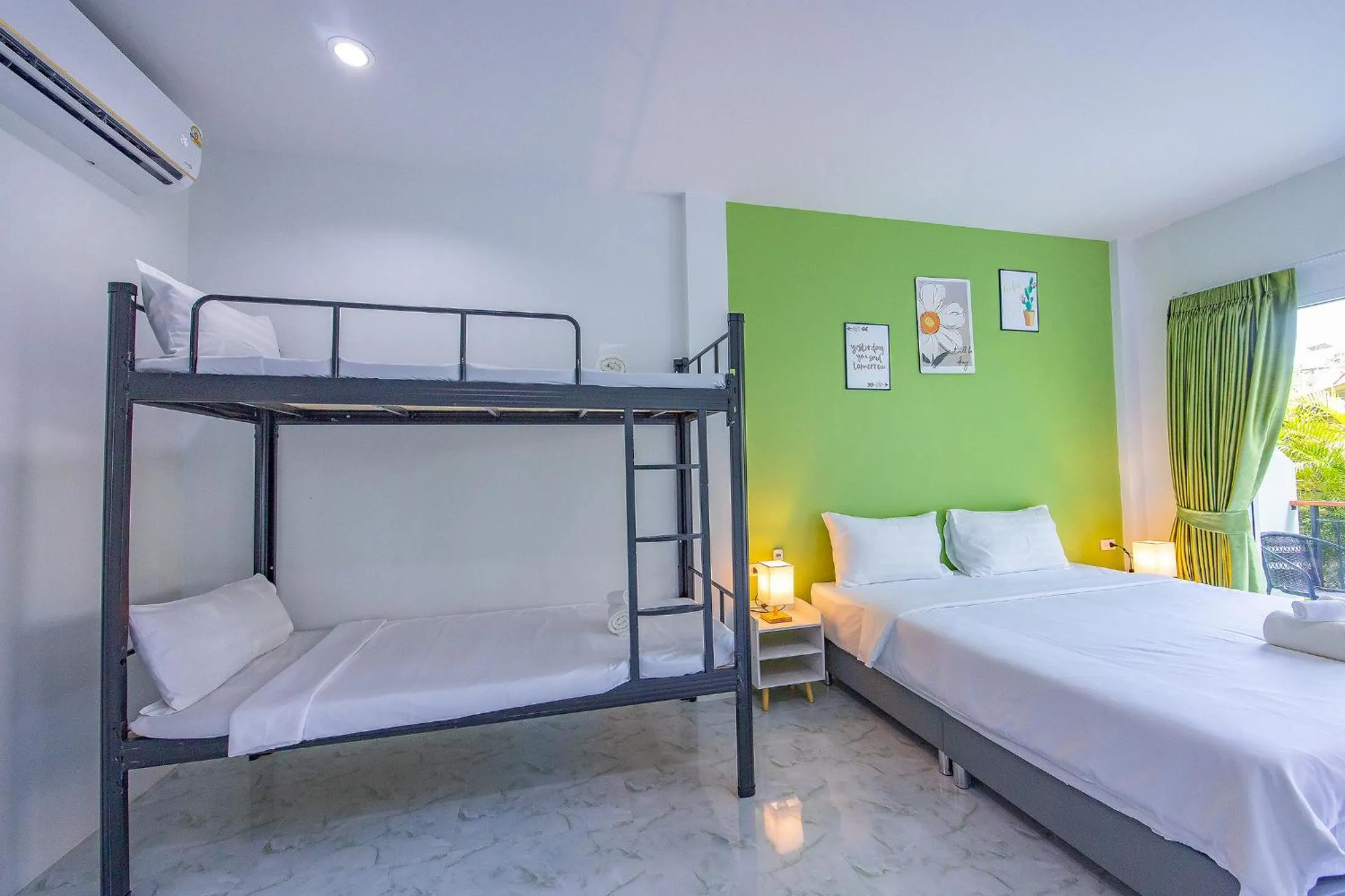 Bed in Karon Hotel at 22