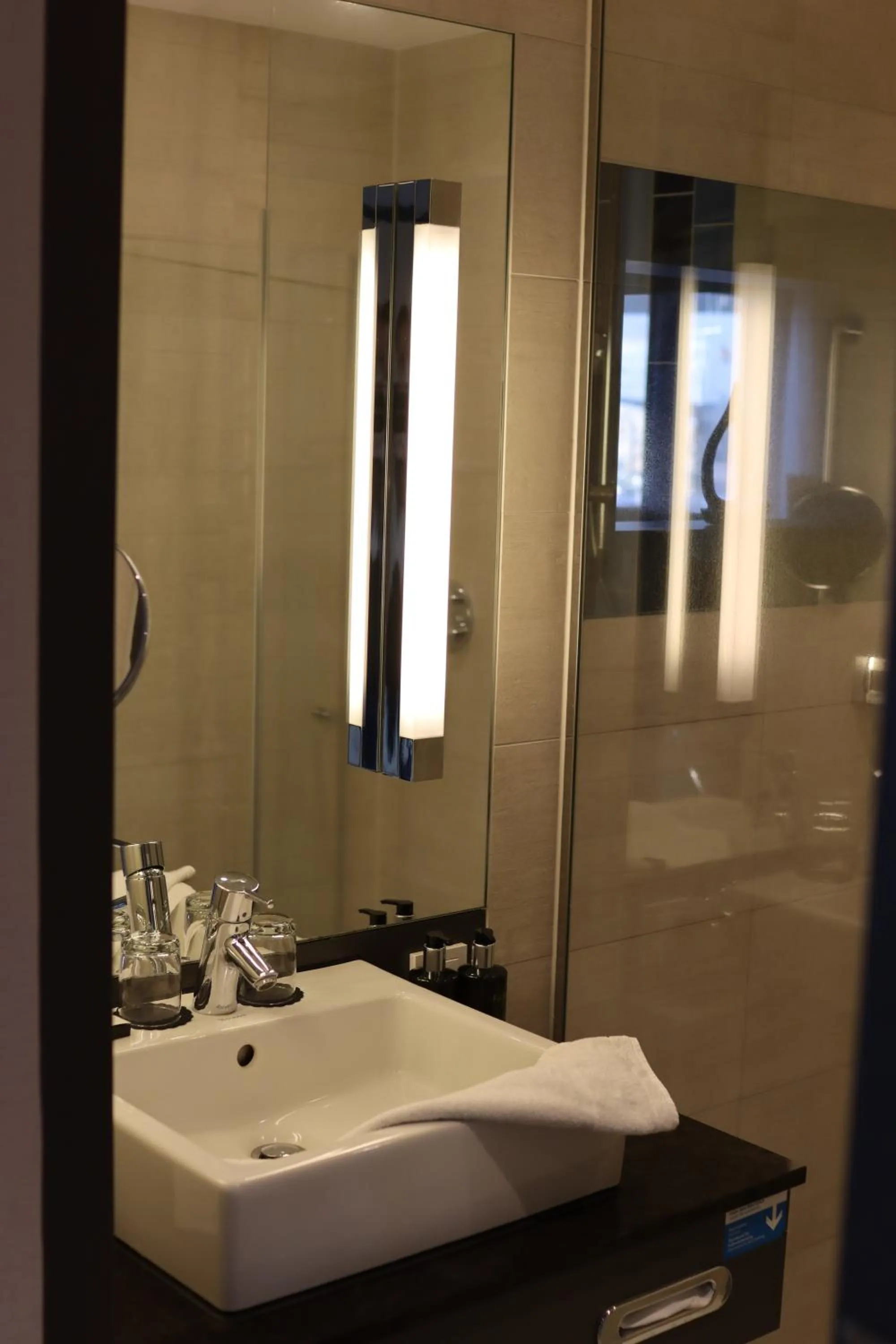 Bathroom in Hafenhotel Meereszeiten