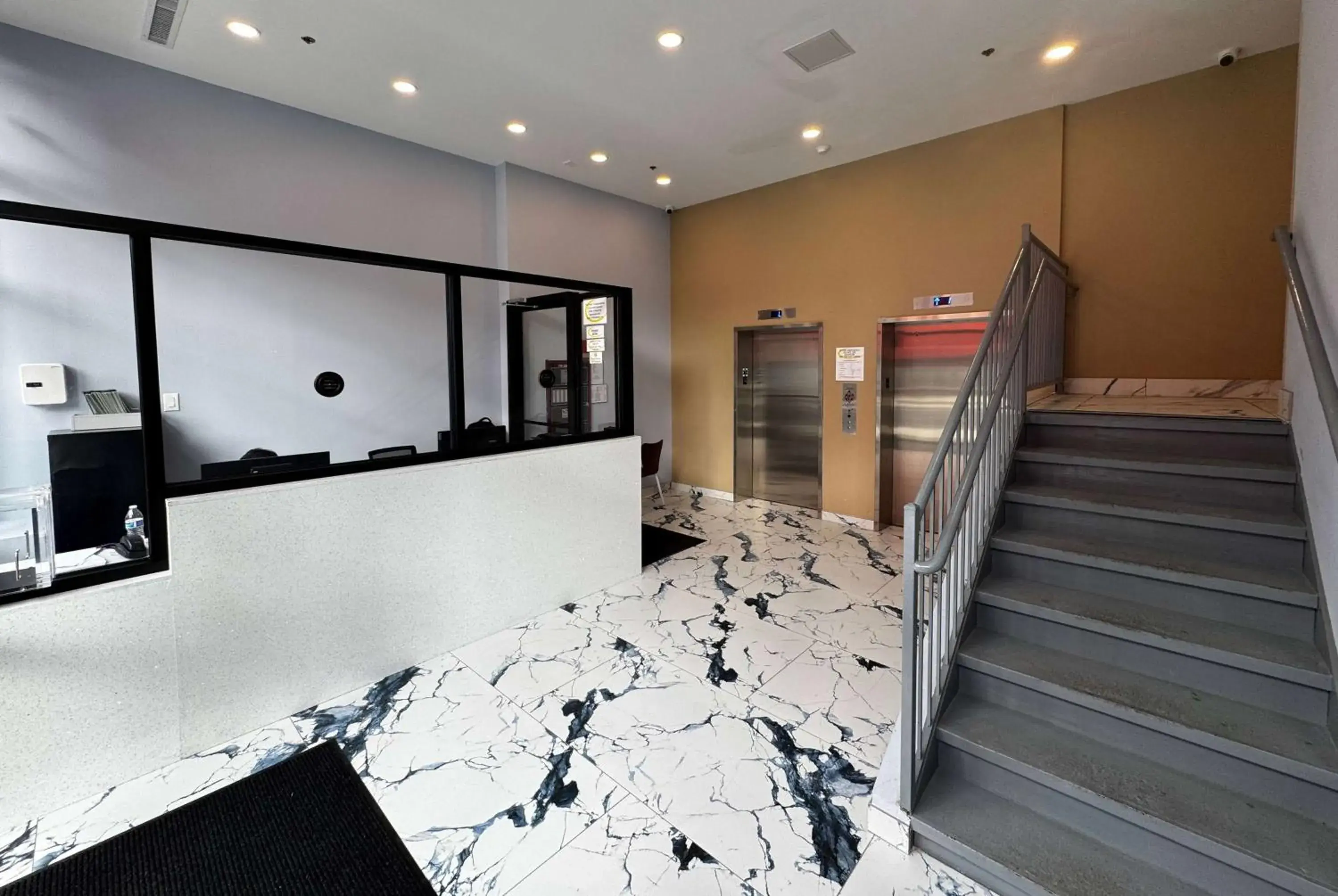 Lobby or reception in Super 8 by Wyndham Brooklyn Fulton Street Broadway Junction Lobby or reception in Super 8 by Wyndham Brooklyn Fulton Street Broadway Junction